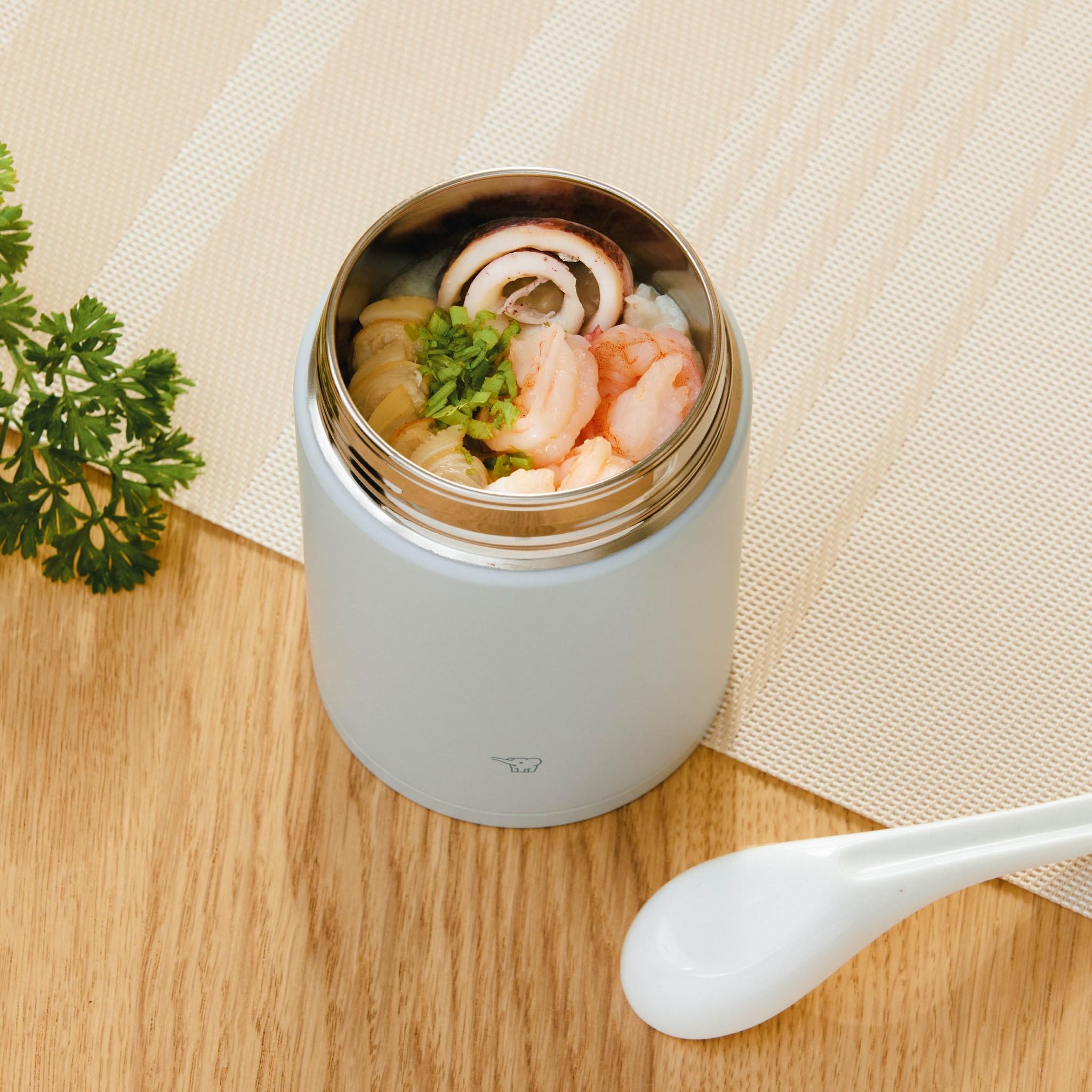 Zojirushi Sw-Ka52H Stainless Steel Lunch Jar 18 Oz Ice Gray