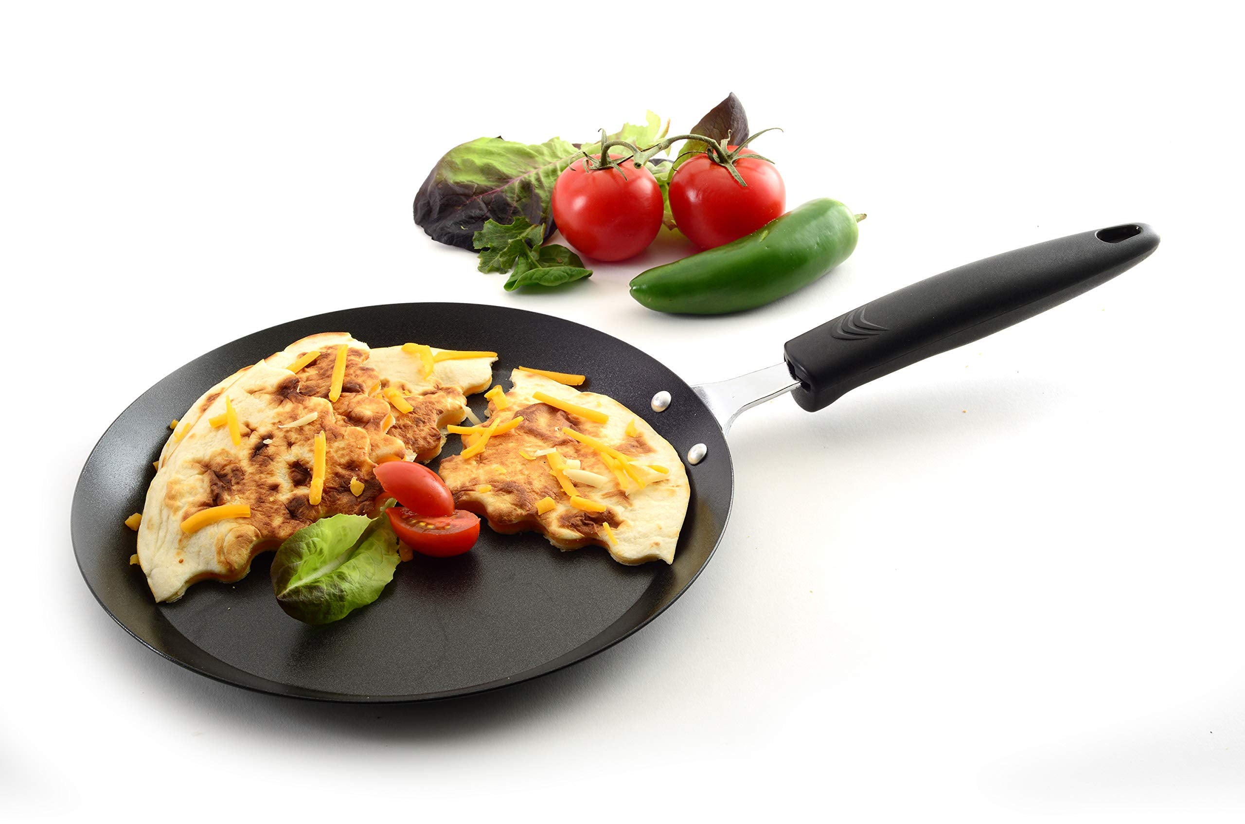 Norpro 964 Nonstick Tortilla, Pancake And Crepe Pan, Nonstick Coating