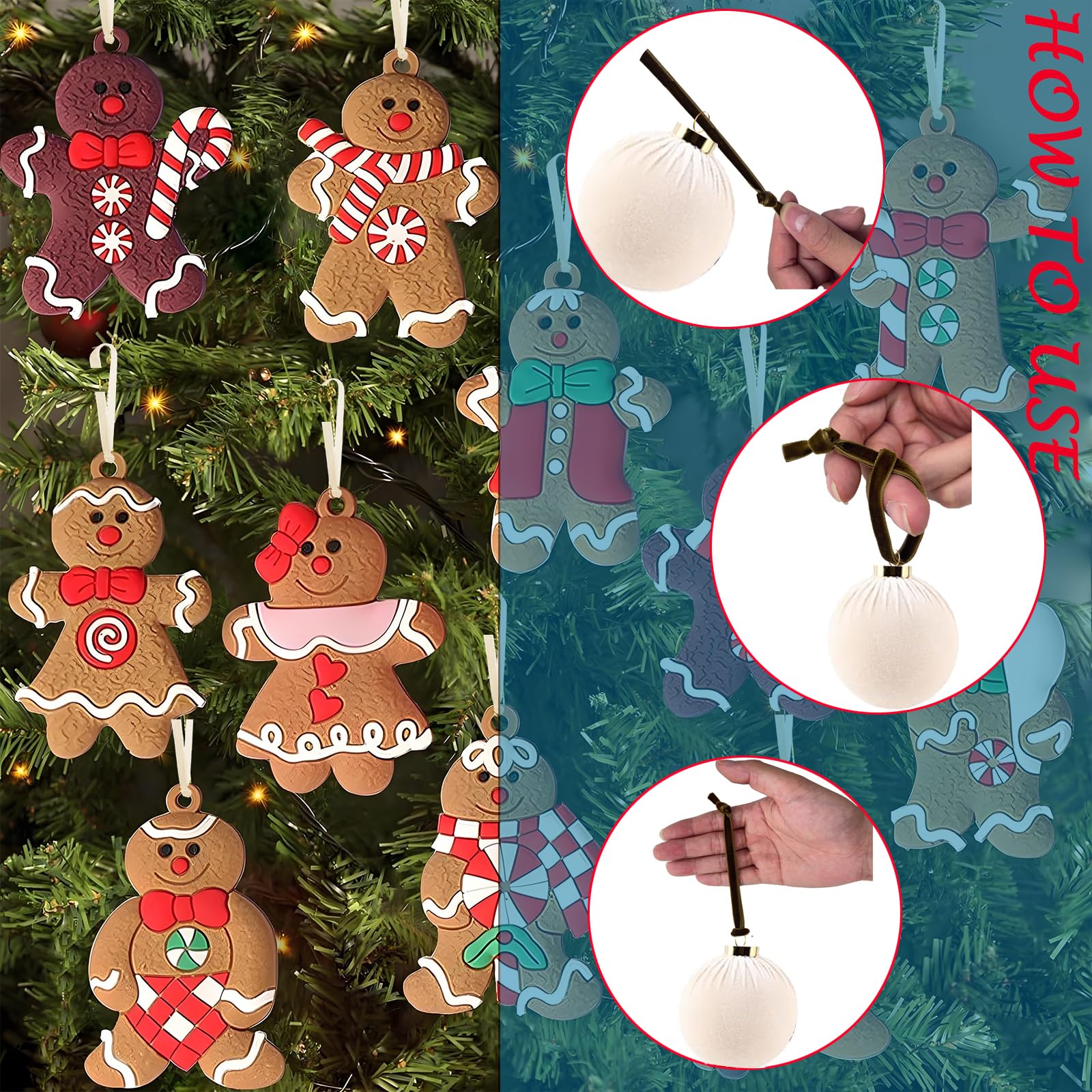 200 Pcs Chiffon Hanging Ribbons Christmas Ribbons Hangers Retro String Hanger Hand Tied Ornament Ribbon Loops for Christmas Tree