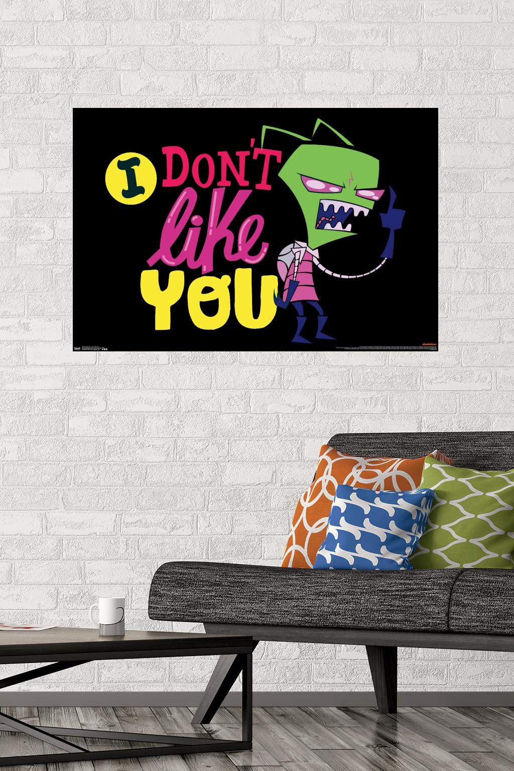 Trends International Invader Zim - I Don'T Like You Wall Poster, 22.375'' X 34'', Premium Unframed Version
