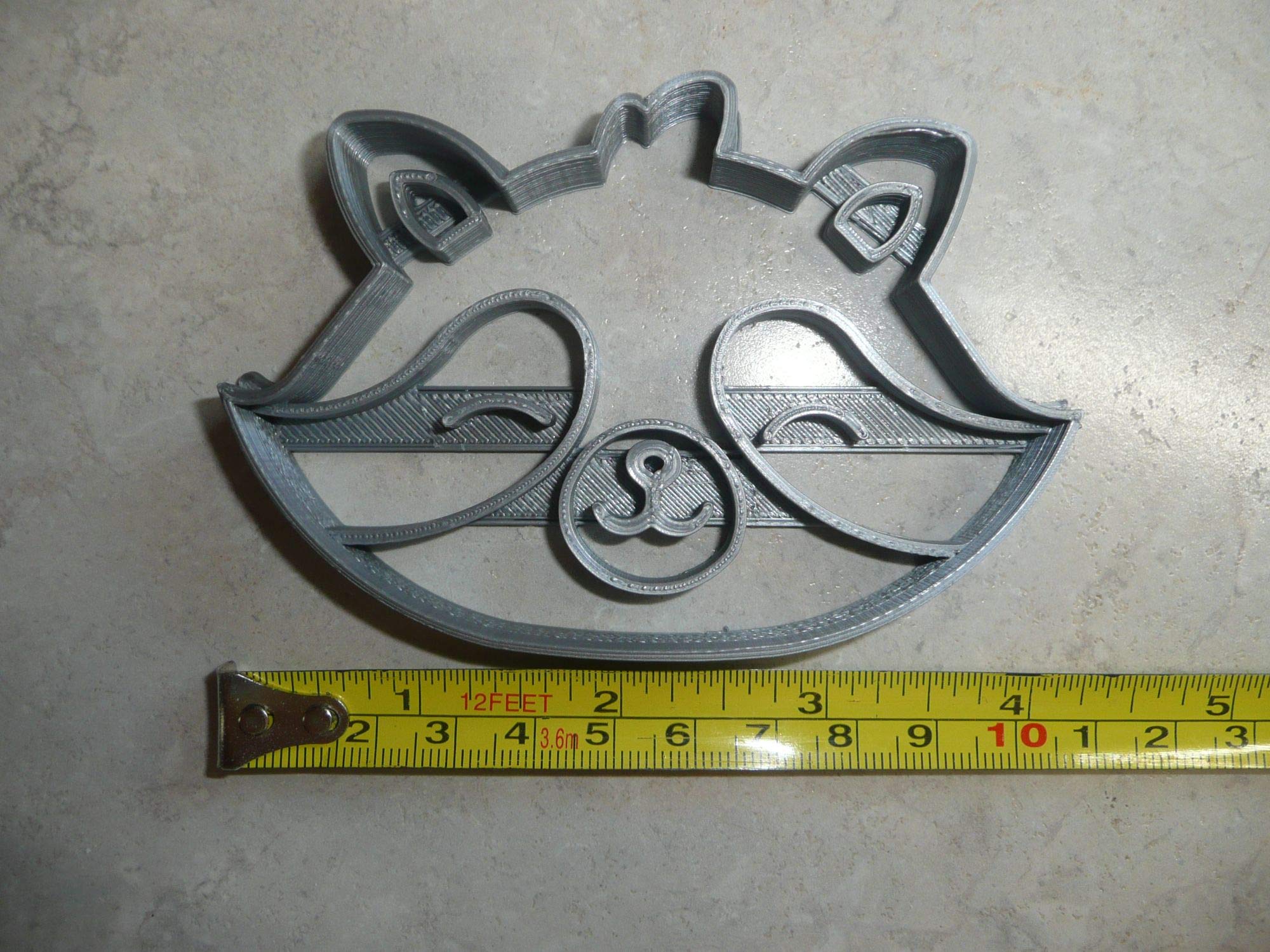 Raccoon Face Cute Masked Animal Cookie Cutter Made In Usa Pr3464