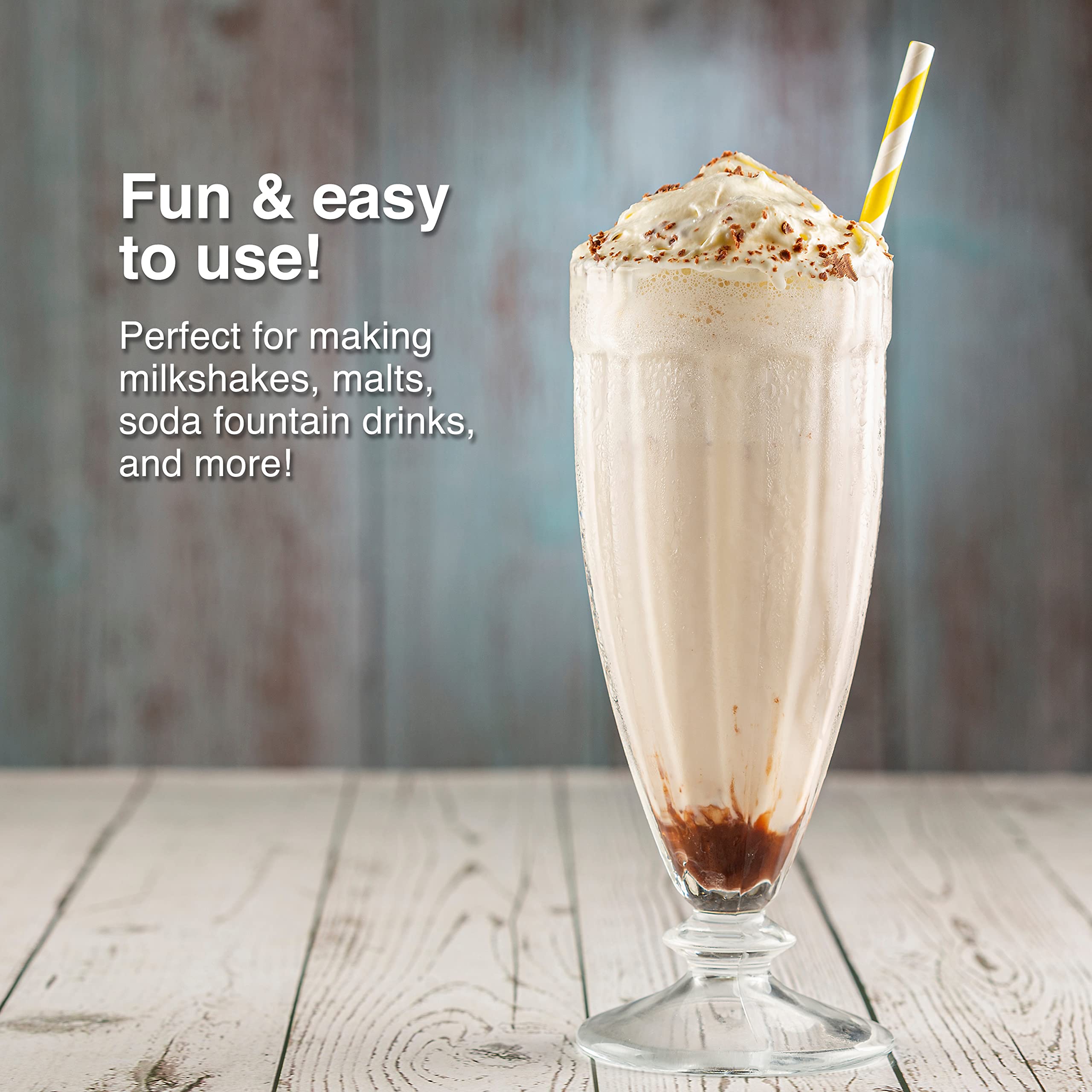 Nostalgia Two-Speed Electric Coca-Cola Limited Edition Milkshake Maker And Drink Mixer, Includes 16-Ounce Stainless Steel Mixing