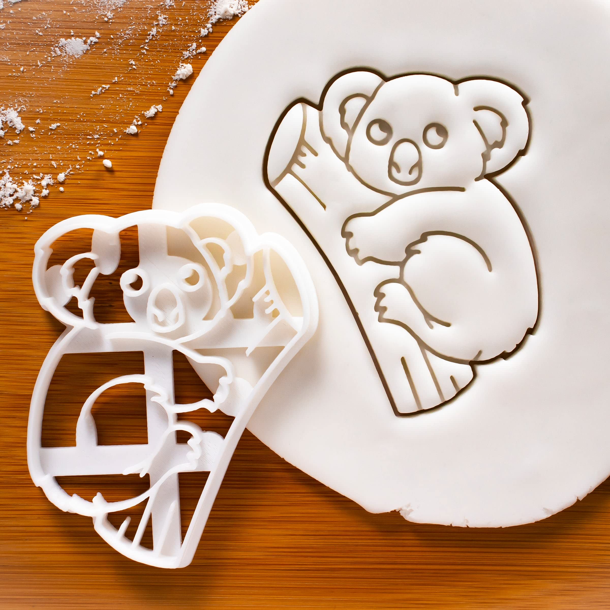 Set Of 3 Australia Themed Cookie Cutters (Designs: Koala, Kangaroo And Australian Continent), 3 Pieces - Bakerlogy