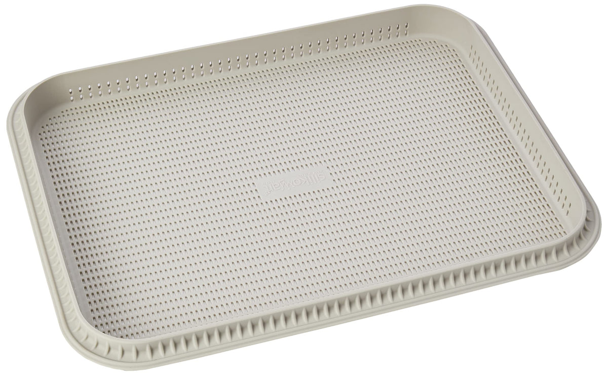 Silikomart Focaccia Silicone Mold 345X265 H 28 Mm, Gray, 34,5 X 26,5 X 2,8 Cm