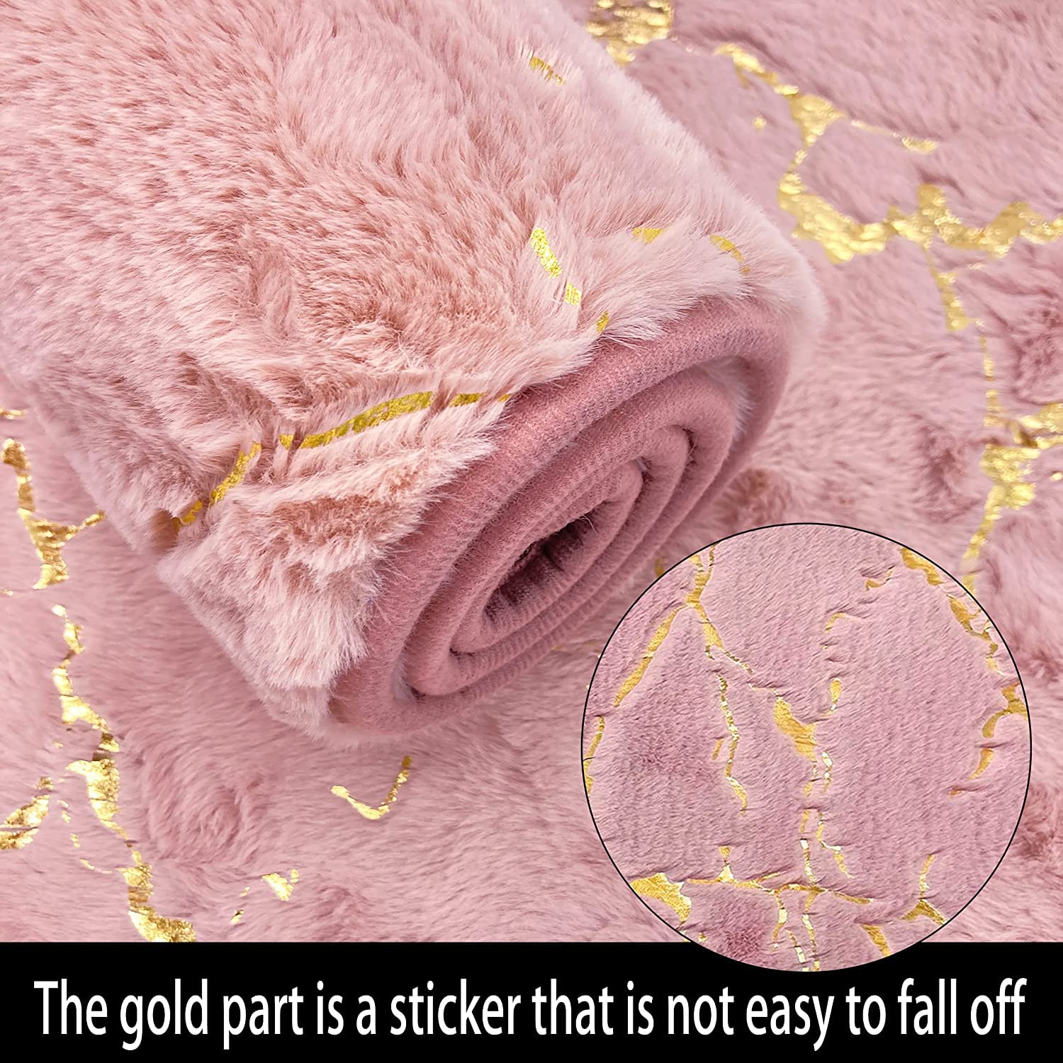 Marble Bathroom Rugs and Mats Set 3 Piece Nonslip Pink Bathroom Mats Soft Washable Bath Mat for Bathroom Floor Mats Carpet Water Absorbent Shower Rug with U-Shaped Contour Rug Toilet Lid Cover