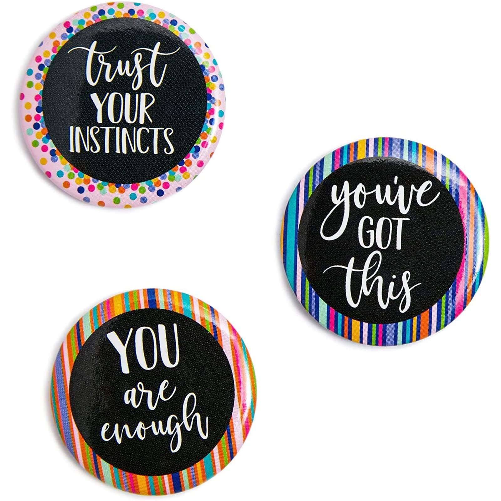 Inspirational Refrigerator Magnets Motivational Quote for Classroom  Locker  Fridge  Whiteboard  1.2 Inch  18 Pack