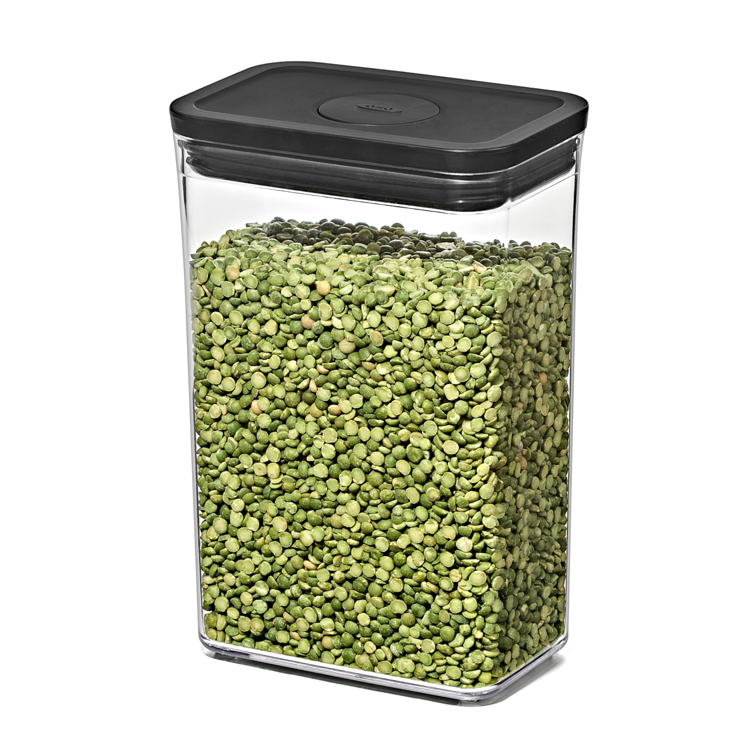 OXO Good Grips POP Container - Rectangle Medium - 2.7 Qt / 2.6 L - Matte Black, Organization and Storage Solution