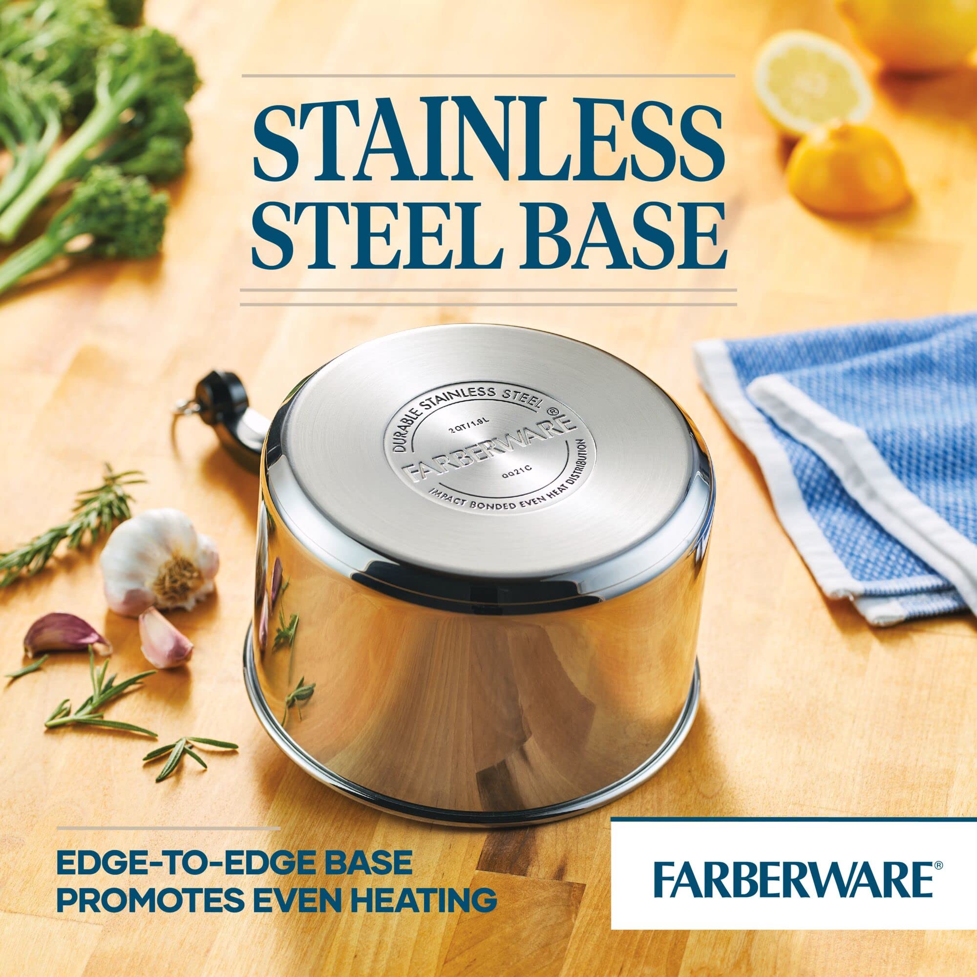 Farberware Classic Stainless Series 2-Quart Covered Double Boiler