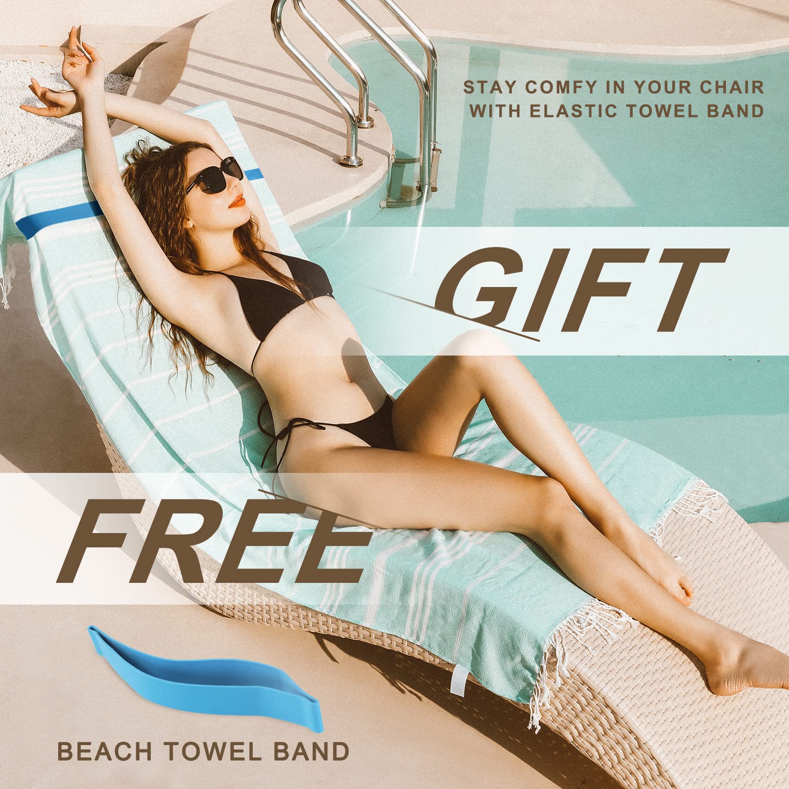 Beach Towel Bath Towels Pool Towel Oversized Quick Dry 2023 Women Happy Birthday Gift Ideas Mom Mother Daughter Wife Sister Girl
