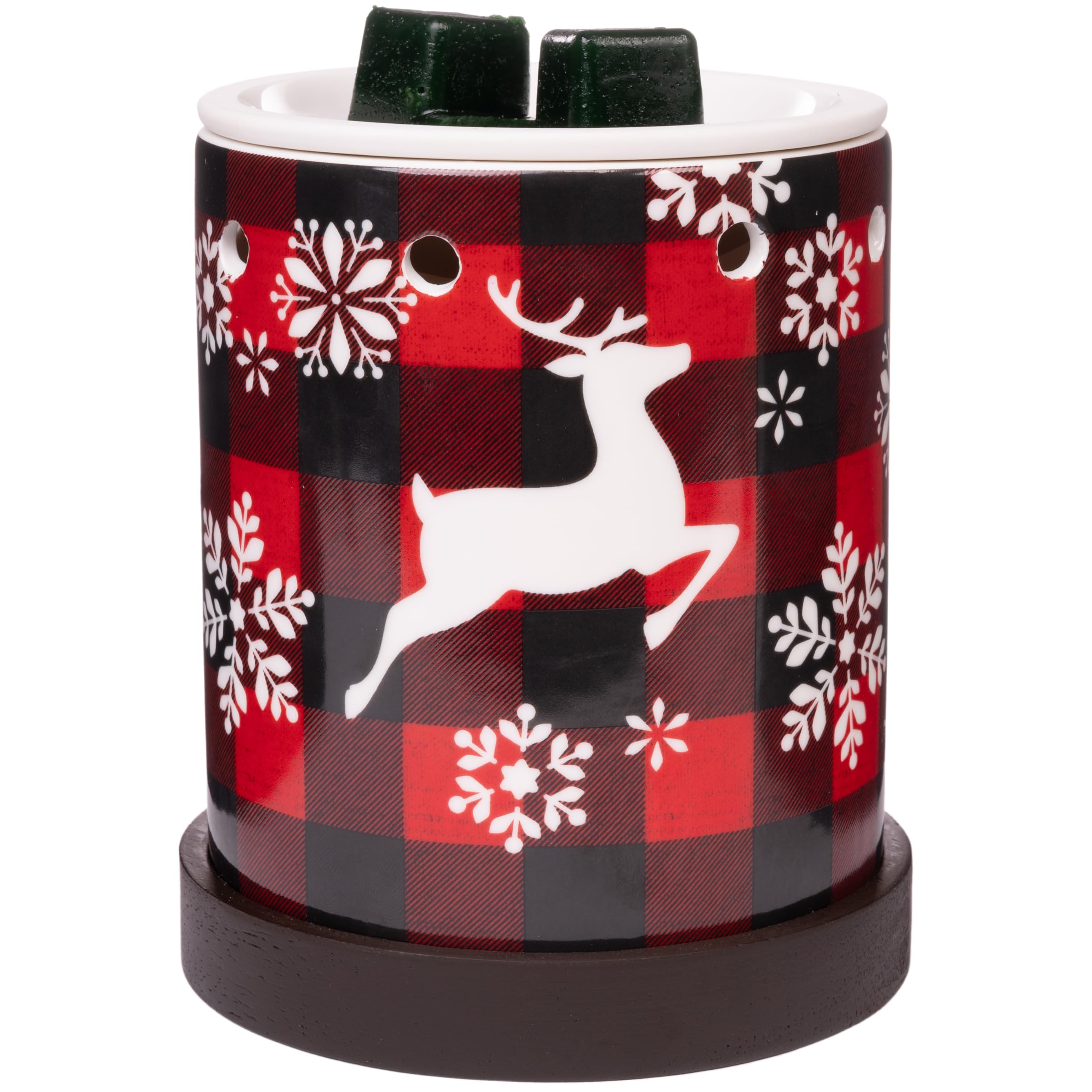 Scentsationals Holiday Collection - Scented Wax Warmer - Jolly Season Wax Cube Melter & Burner - Electric Winter Fragrance Home 