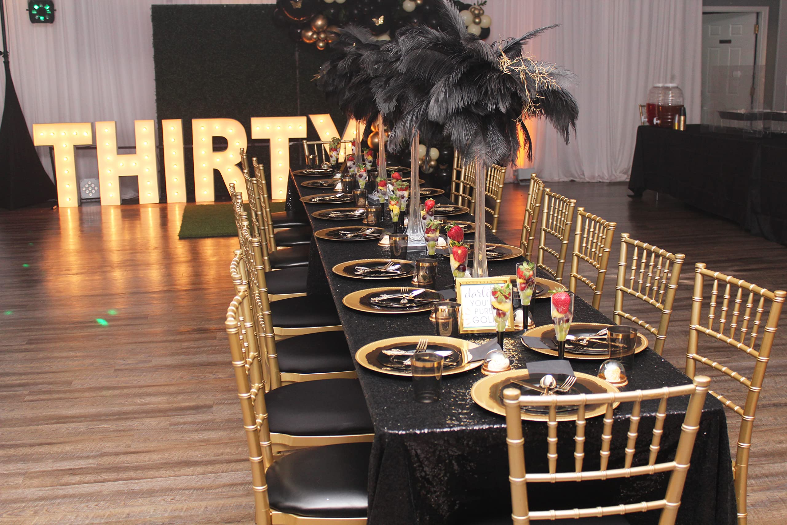 Jyflzq Black Sequin Tablecloth 60 X 102 Rectangular Sparkly Drape Table Cloths Table Cover Overlay For Halloween Wedding Birthda