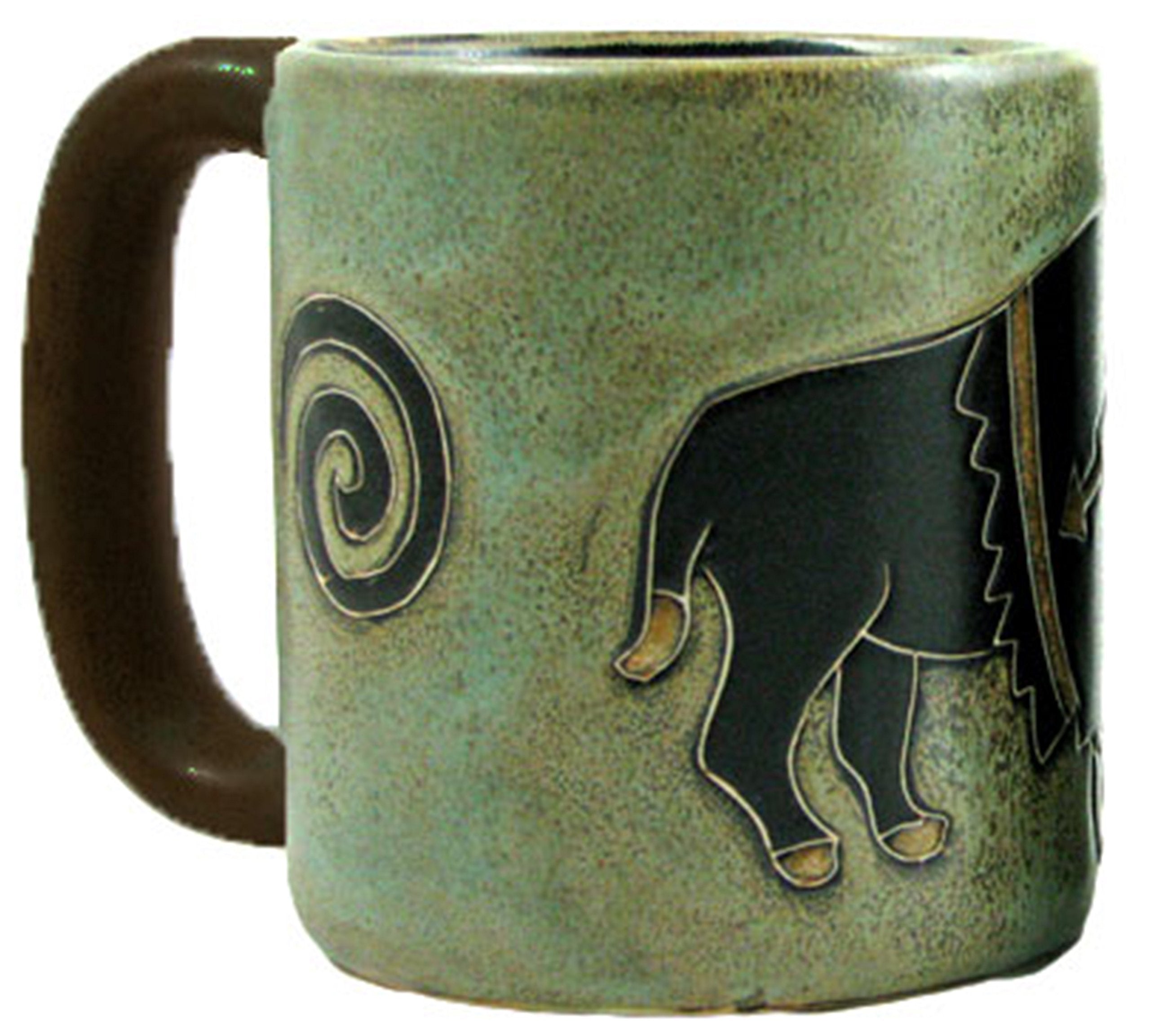 Mara Stoneware Mug - Pueblo Buffalo - 16 Oz