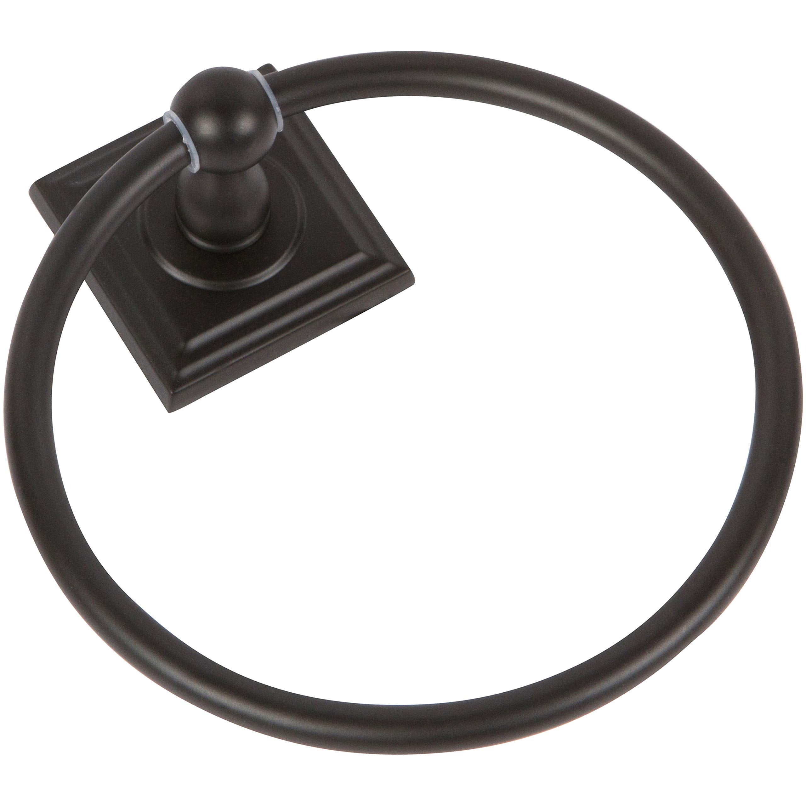 Delaney Hardware 520504 700 Series Towel-Rings, Black