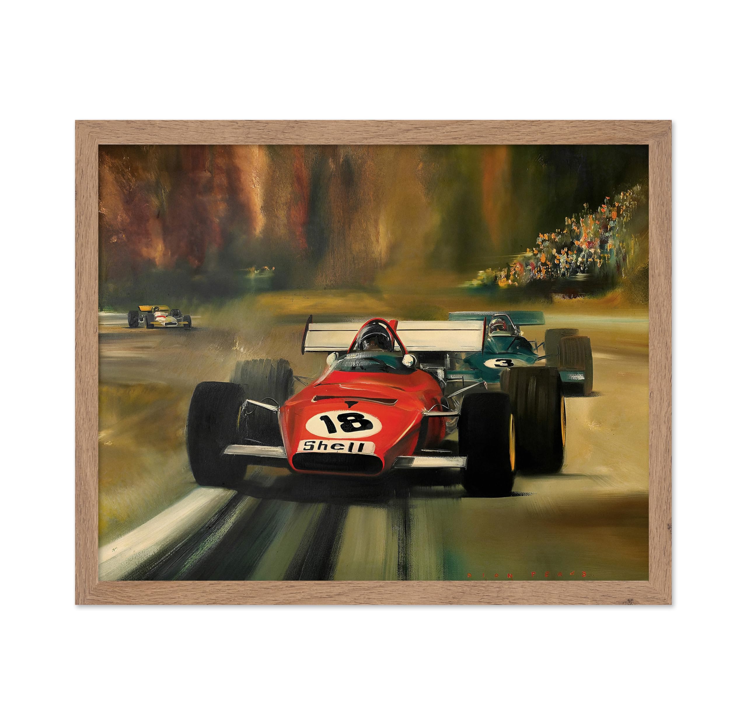 Poster Master Car Racing Poster - Canadian Grand Prize Print - Sports Wall Art - Gift for Him, Man, Car Enthusiast - Fun Decor f