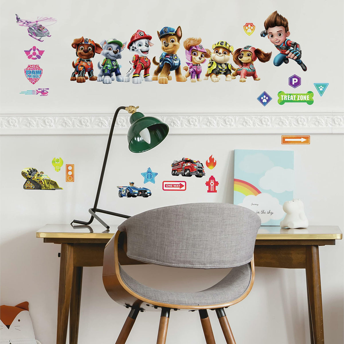 Roommates Rmk4819Scs Paw Patrol Movie Peel And Stick Wall Decals