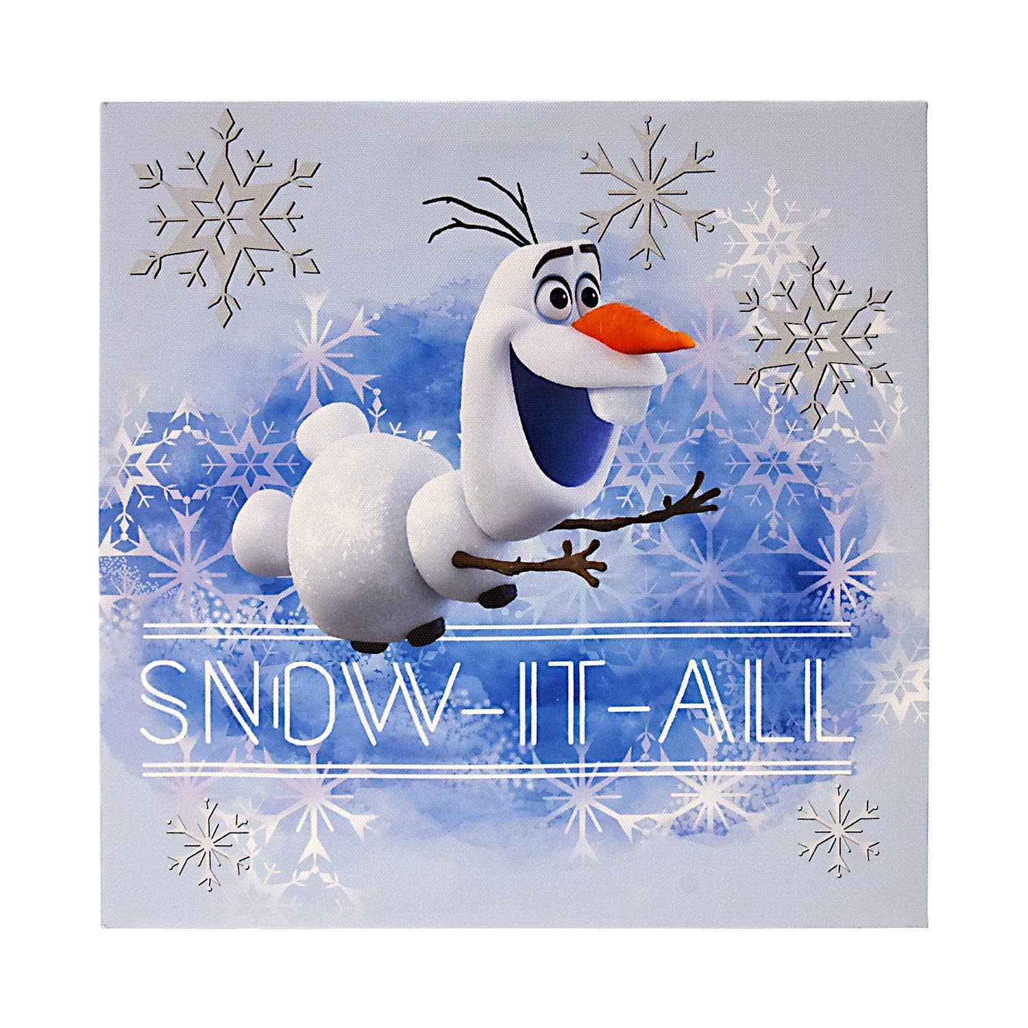 Disney Frozen 2 4 Pack Canvas Led Wall Art, Eachpiece Measures 11.4'' X 11.4'', Multi