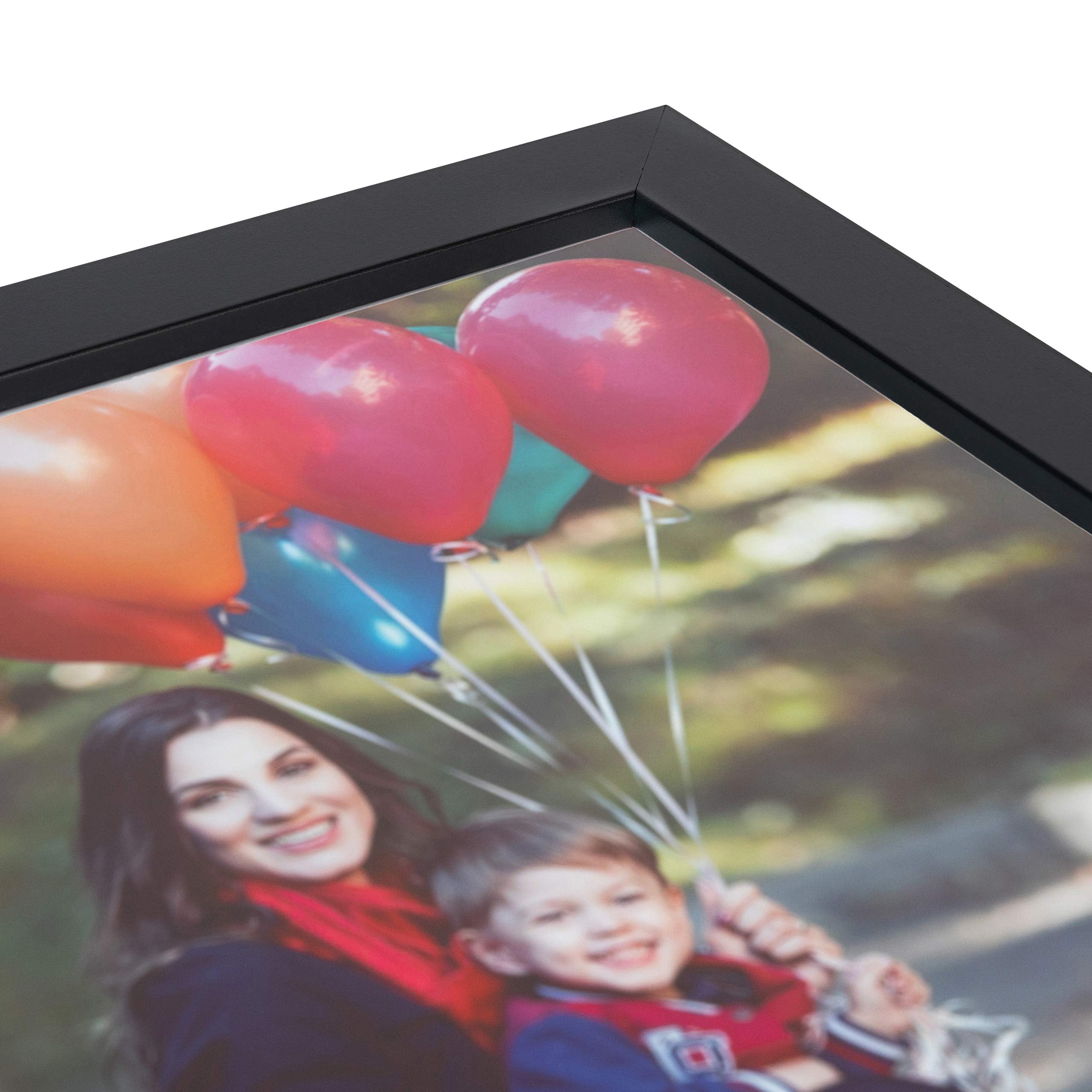 ArtToFrames 13x18 inch Black Picture Frame, 2WOMFRBW72079-13x18