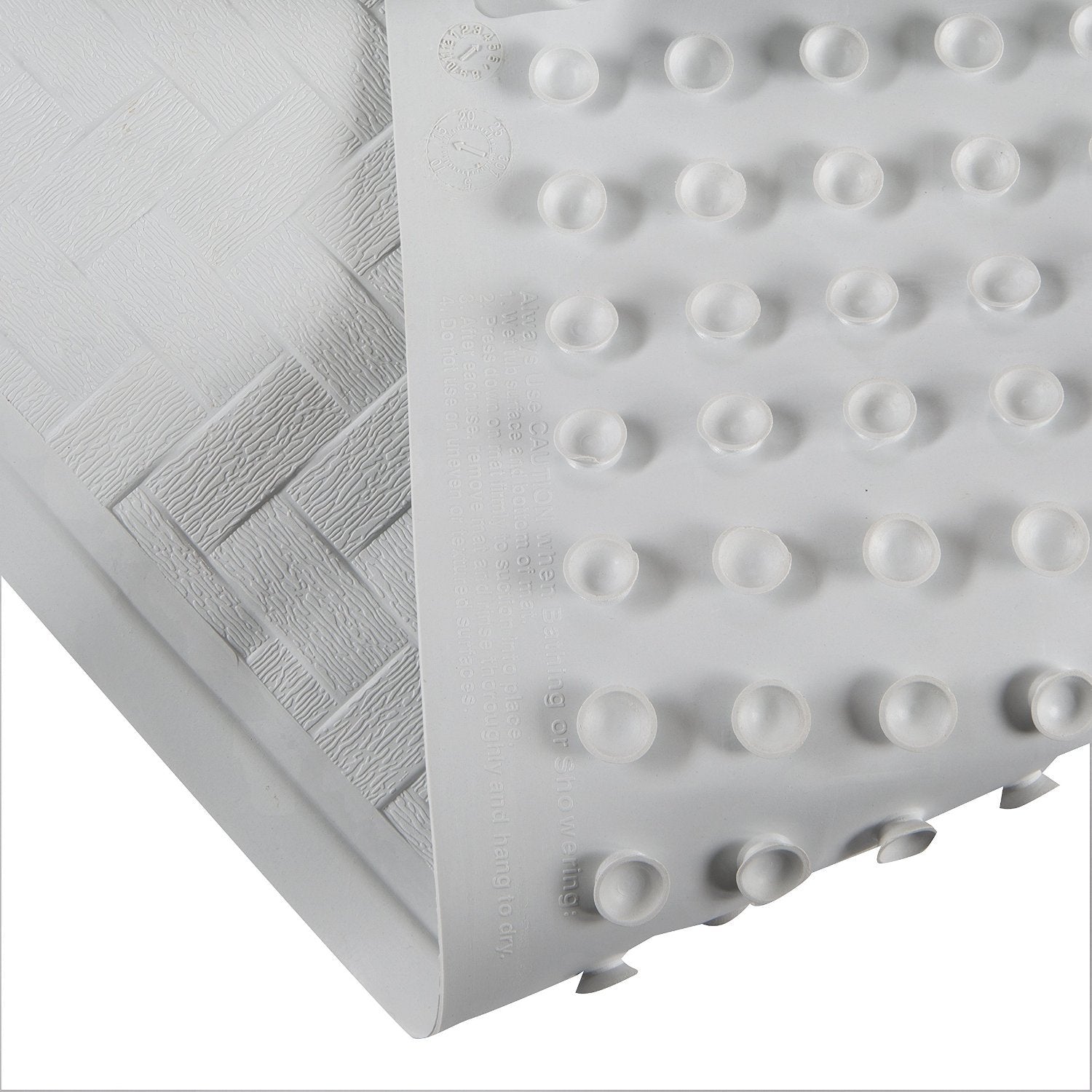 Aquatouch Rubber Safety Bath Mat, Medium 14' X 24'