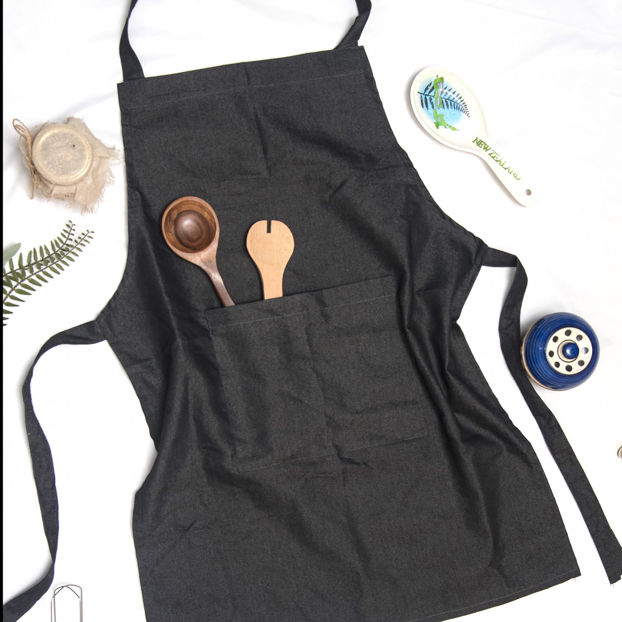 Earthy India Heat Resistant Cotton Kitchen Apron (60 X 80 Cms)