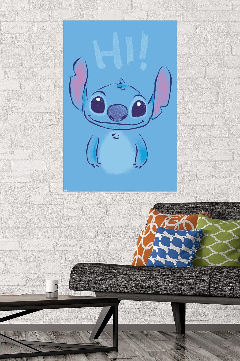 Trends International Disney Lilo And Stitch - Hi Wall Poster, 22.375'' X 34'', Premium Poster & Mount Bundle