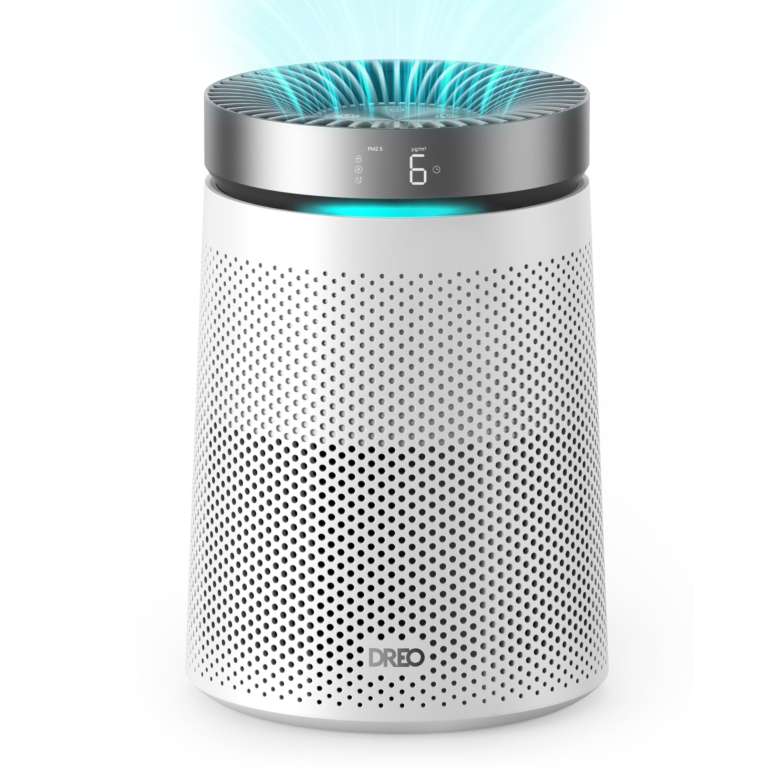 Dreo Air Purifier For Home, Cadr 173M/H, 3In1 True Hepa Filter, Covers Up To 70.42M (750Ft), Led Air Quality (Aqi) Display, Rg