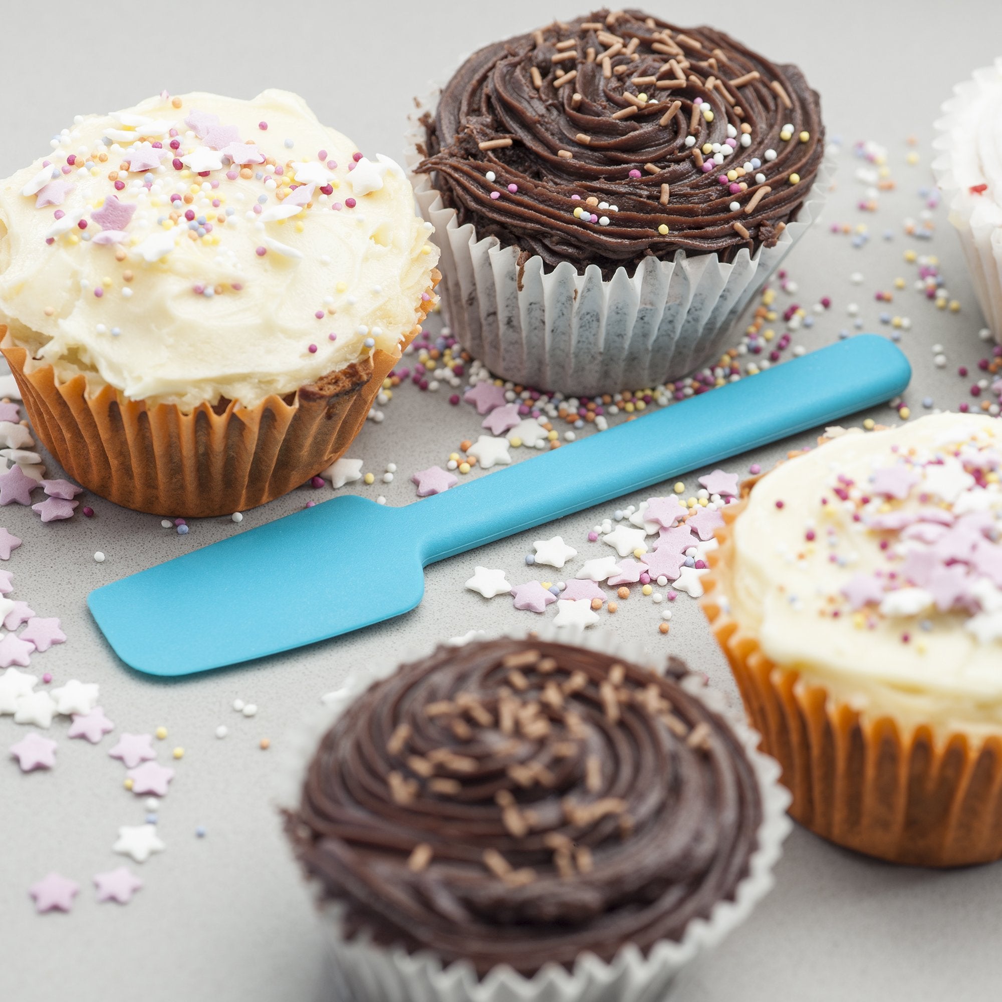 Zeal Mini Baking Spatula, Aqua