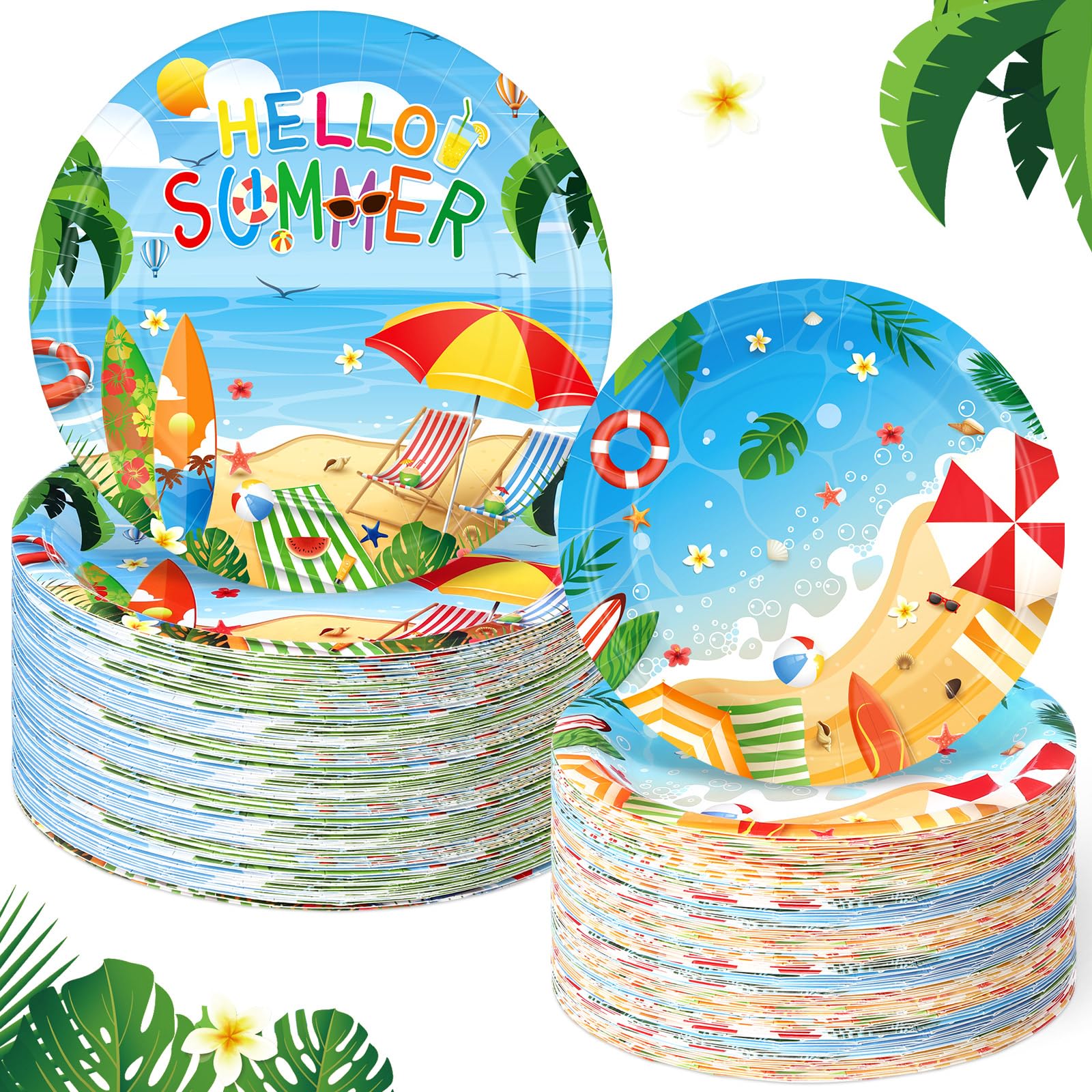 Maxdot 100 Pack Christmas Paper Plates 9 & 7 Snowman Winter Gingham Disposable Dessert Plates for Holiday Xmas Party Supplies(Ro