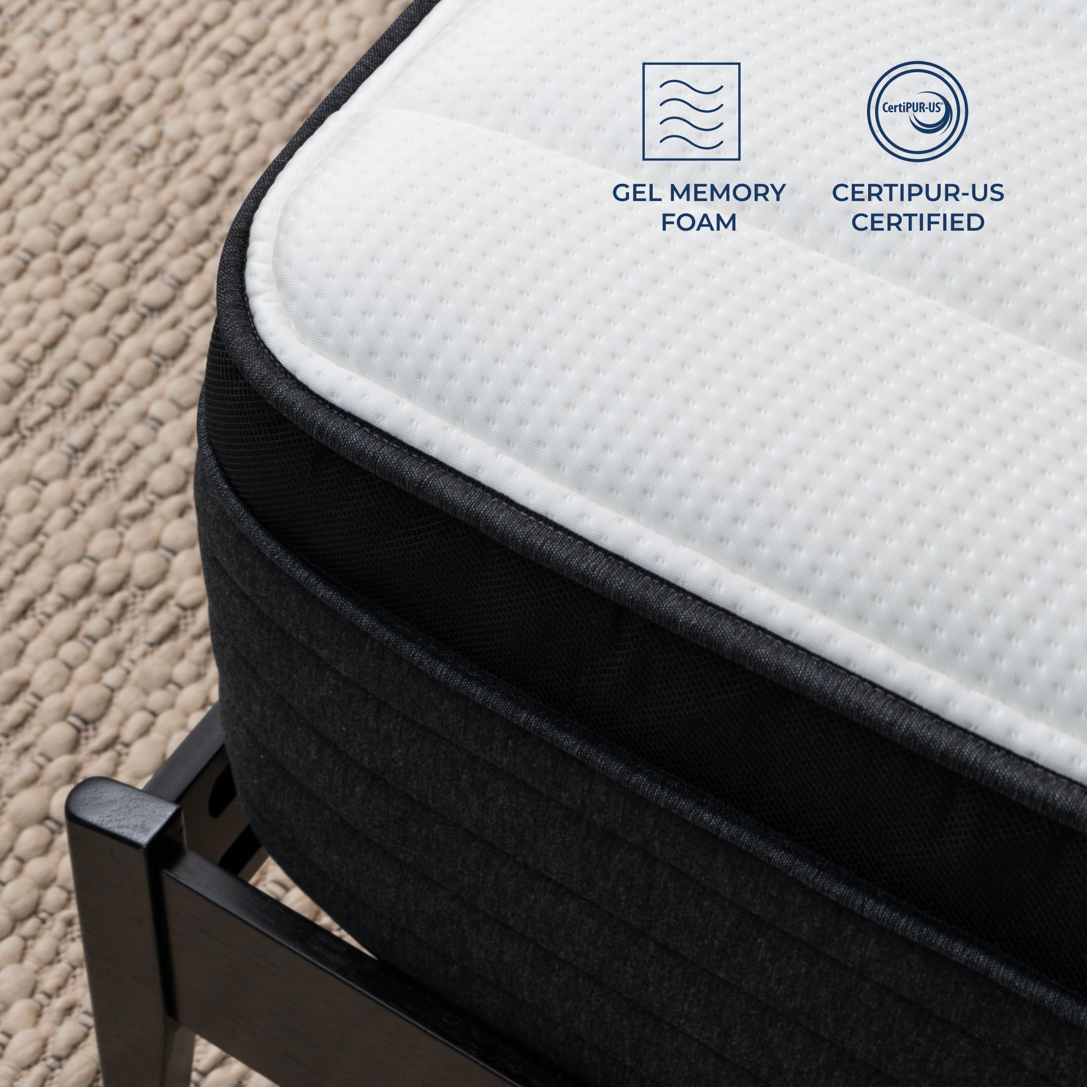 Brooklyn Bedding Select 14'' Gel Memory Foam Hybrid Mattress, Cal King