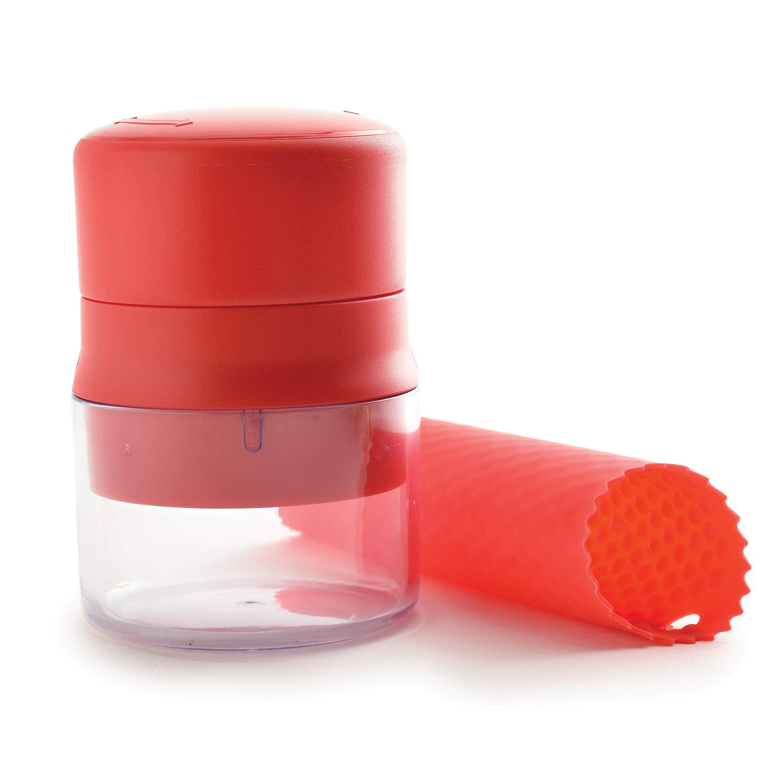 Norpro, Red Twist N' Mince With Garlic Peeler