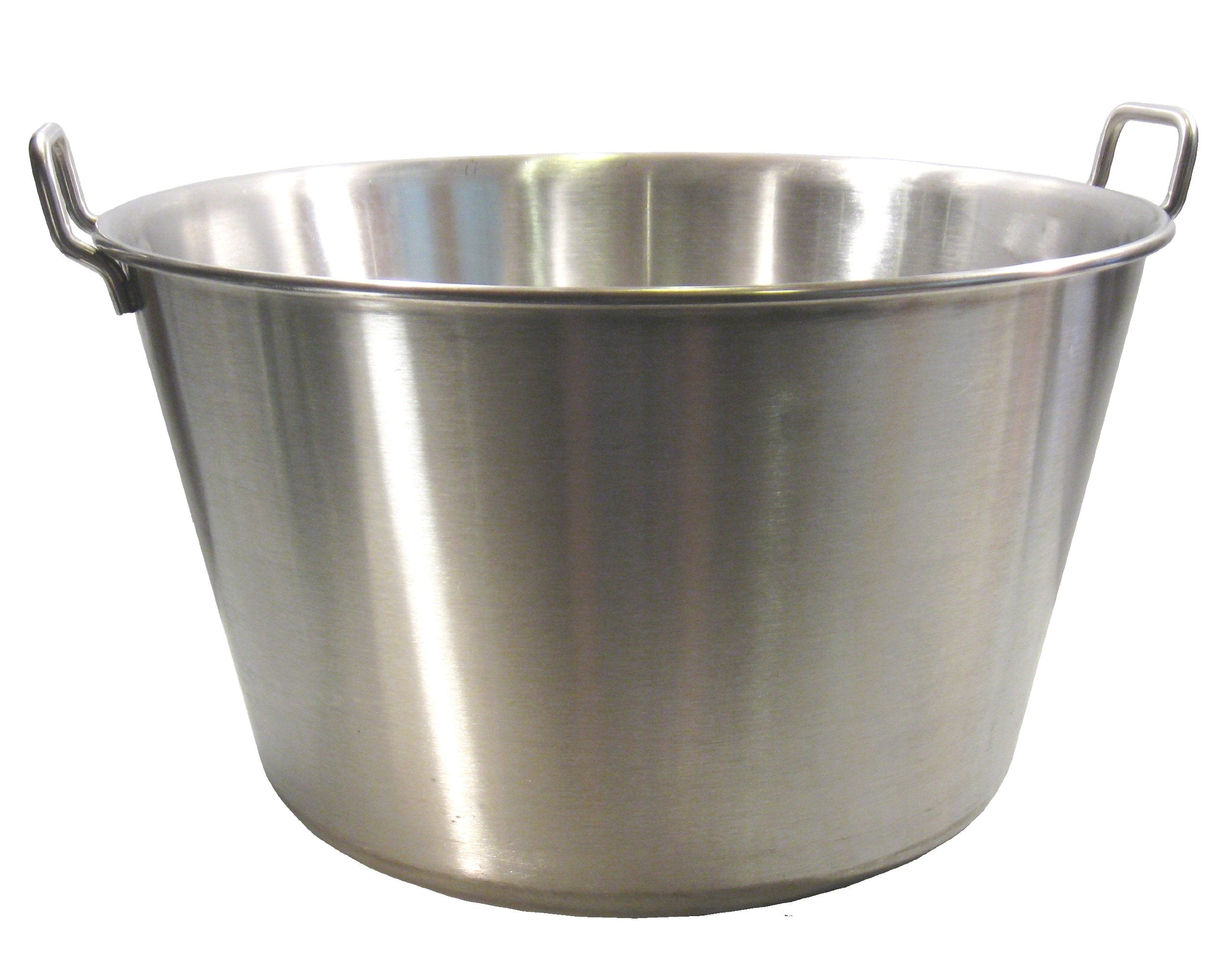 Cazo Grande Para Carnitas Extra Large 21'' Inch Stainless Steel Heavy Duty Acero Inoxidable Wok Comal Fry