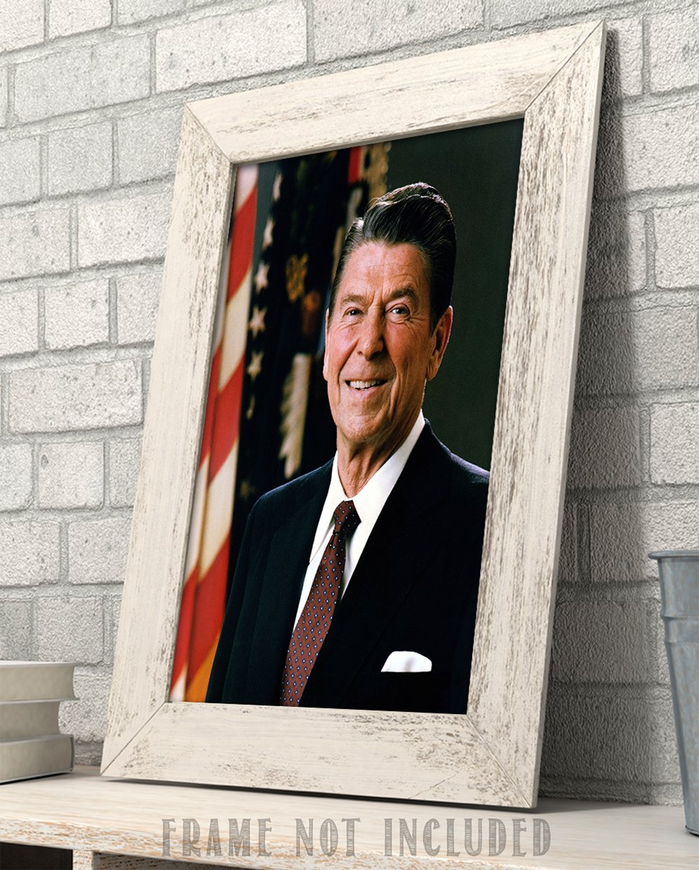 President Ronald Reagan Photograph - Official Portrait - 11x14 Unframed Art Print Picture - Patriotic Gift and Decor Under $15
