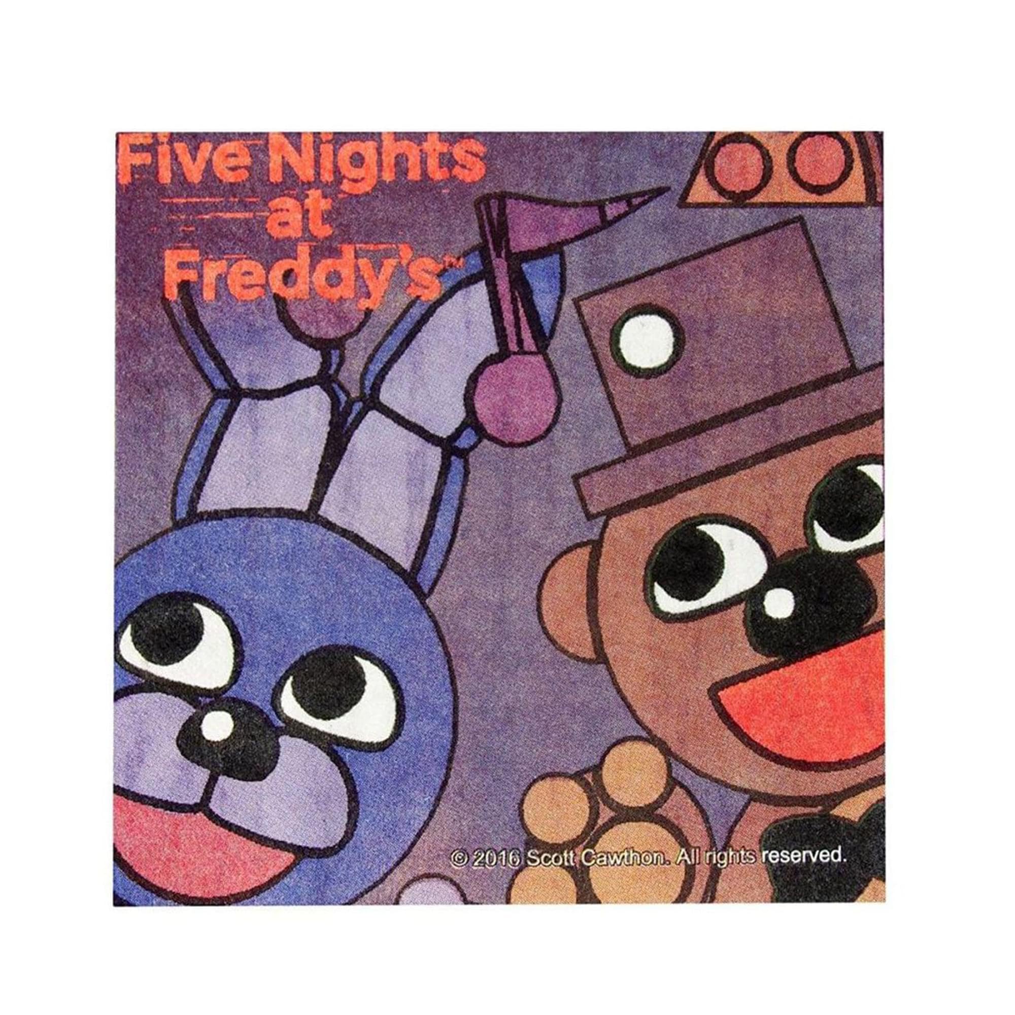 Five Nights At Freddy'S 16 Count 10'' Square Beverage Napkins