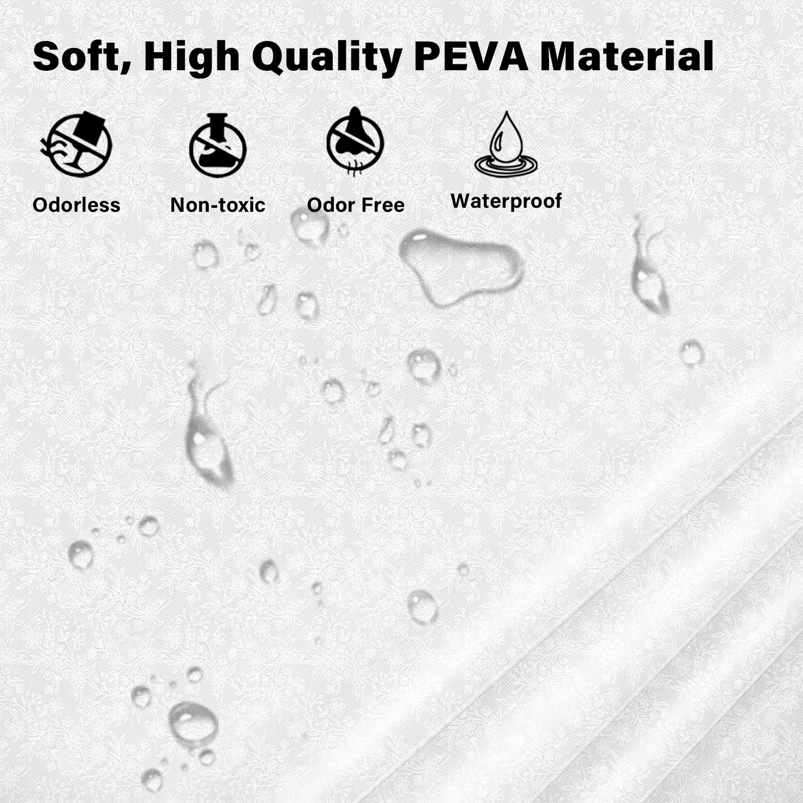 Mulbozy 2 Pcs Plastic Lace Tablecloth, Spill-Proof White Lace Tablecloth, 54 X 108 Inches Lace Tablecloth Rectangular For Weddin