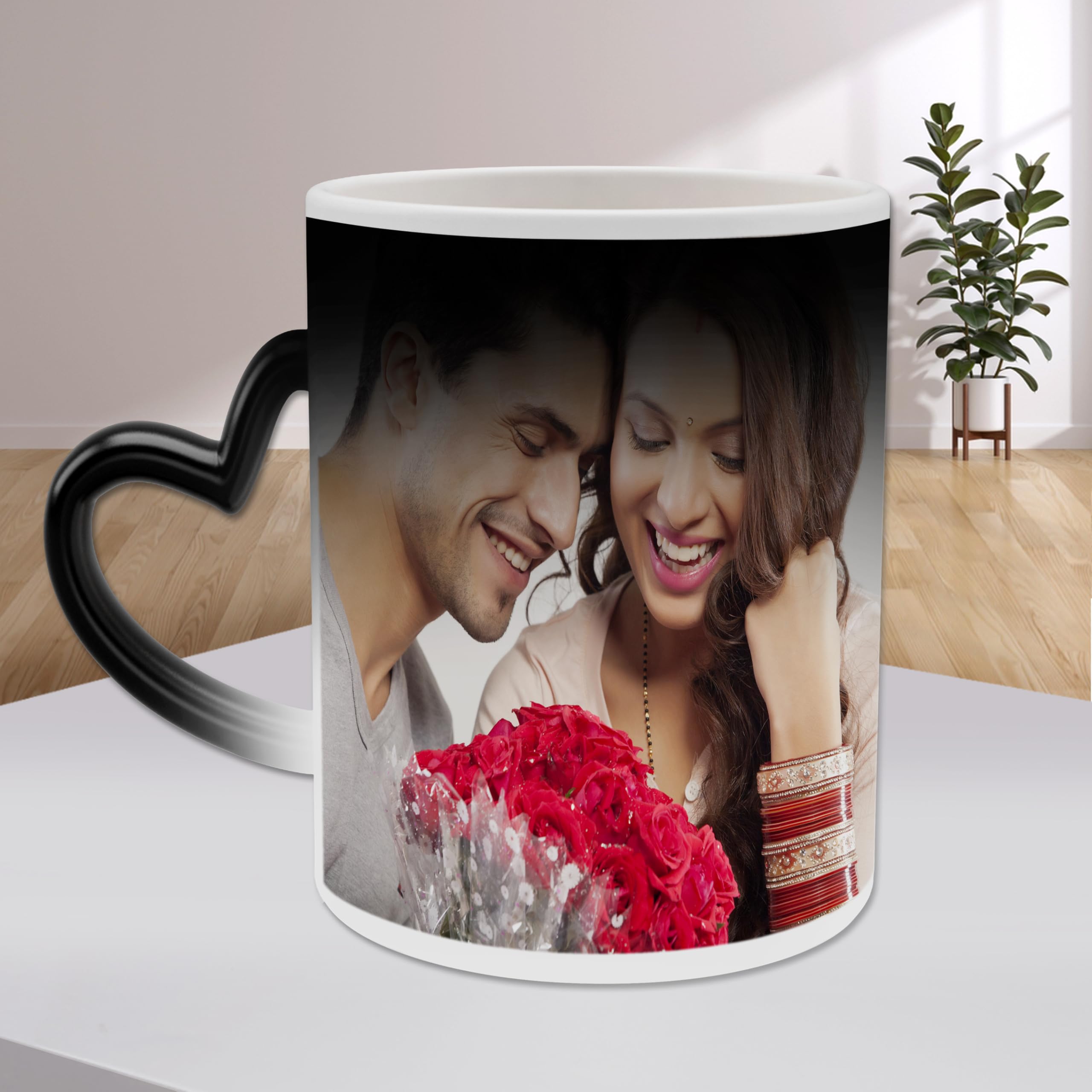 K1Gifts Personalized Gift Custom Photo Quote Name Wish Ceramic Magic Mug For ValentineS Day Birthday Gift, Anniversary Gift Etc