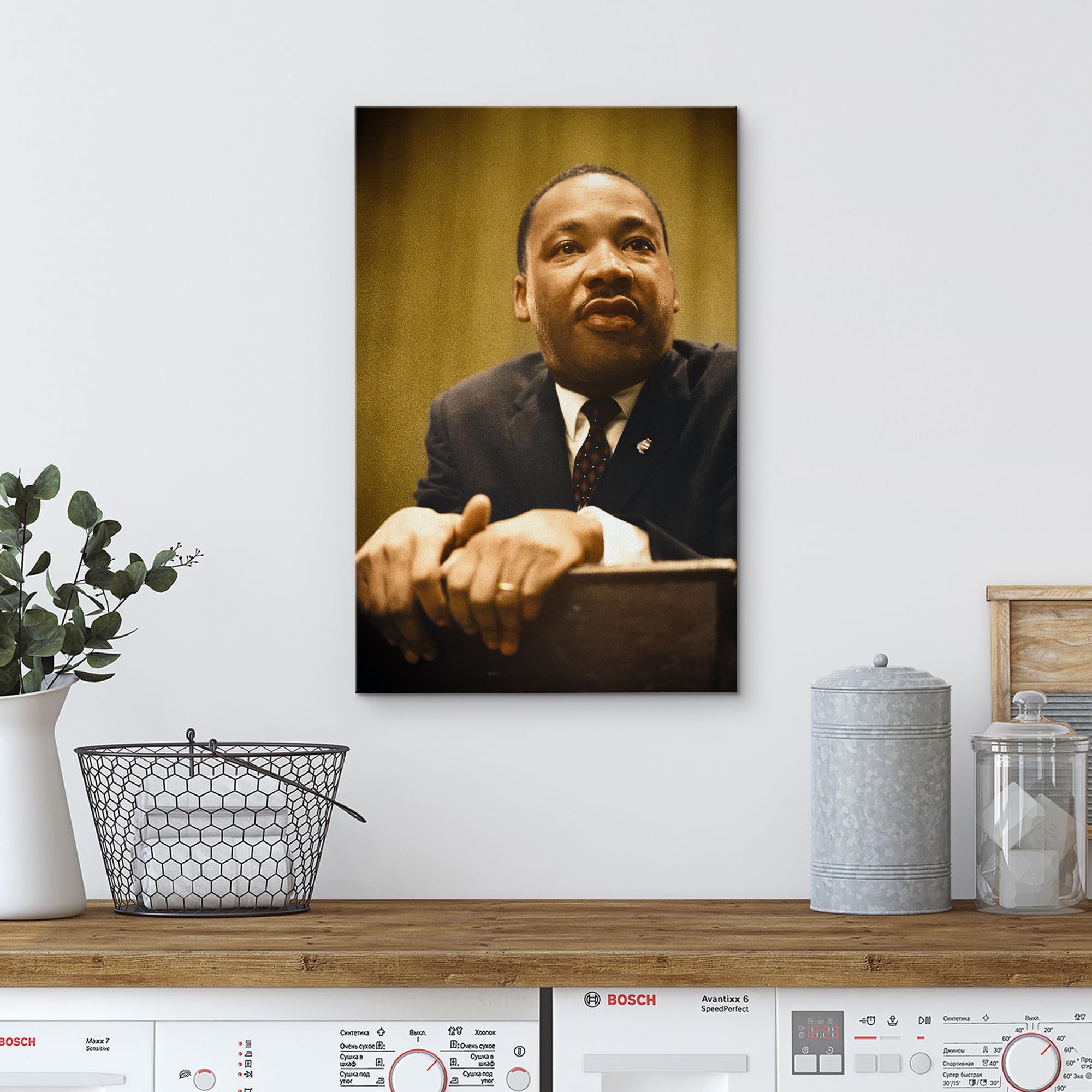 Wall26 Canvas Print Wall Art African American Civil Rights Speech Martin Luther King Historic Classic Photography Realism Tradit