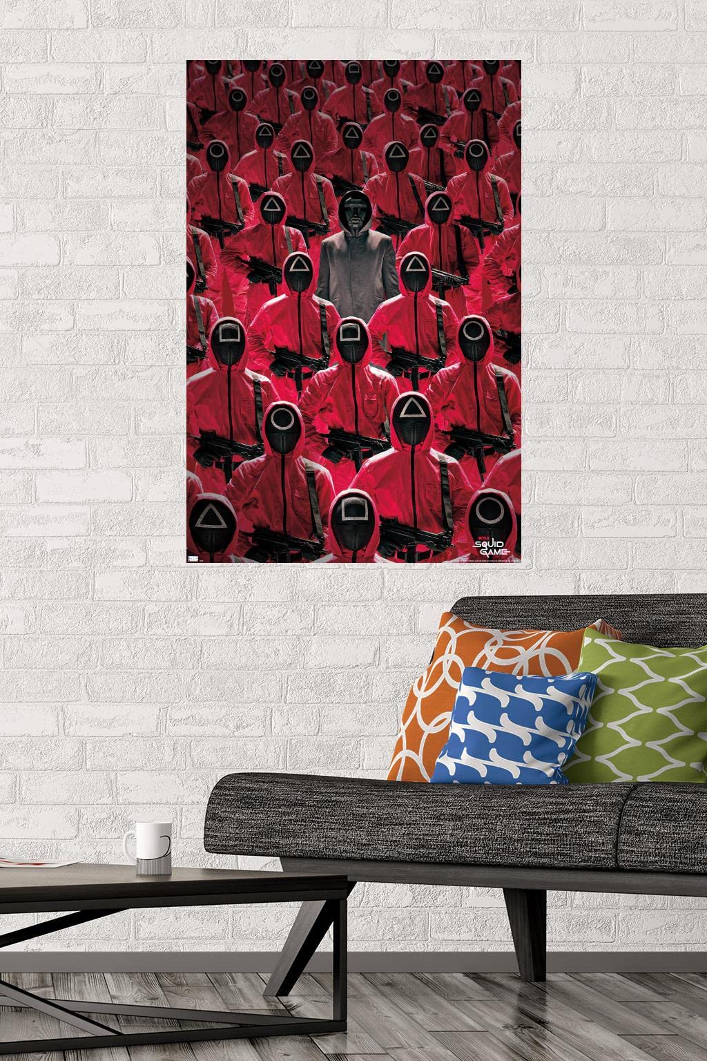 Trends International Netflix Squid Game - Key Art Wall Poster, 22.375'' X 34'', Unframed Version