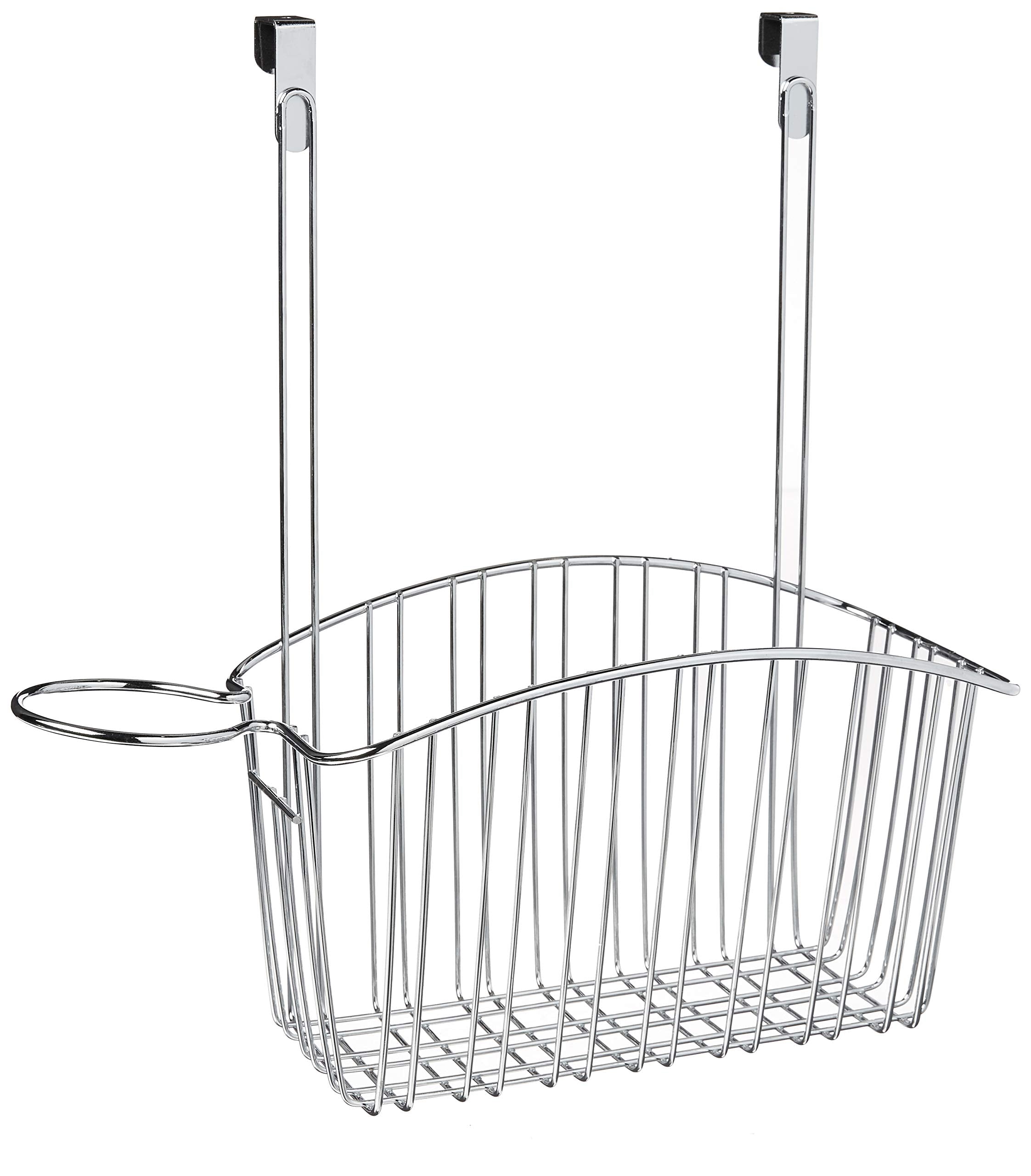 Spectrum Diversified Contempo Over The Cabinet Hair Dryer & Accessory Holder For Storage And Organization Of Styling Tools, Chro