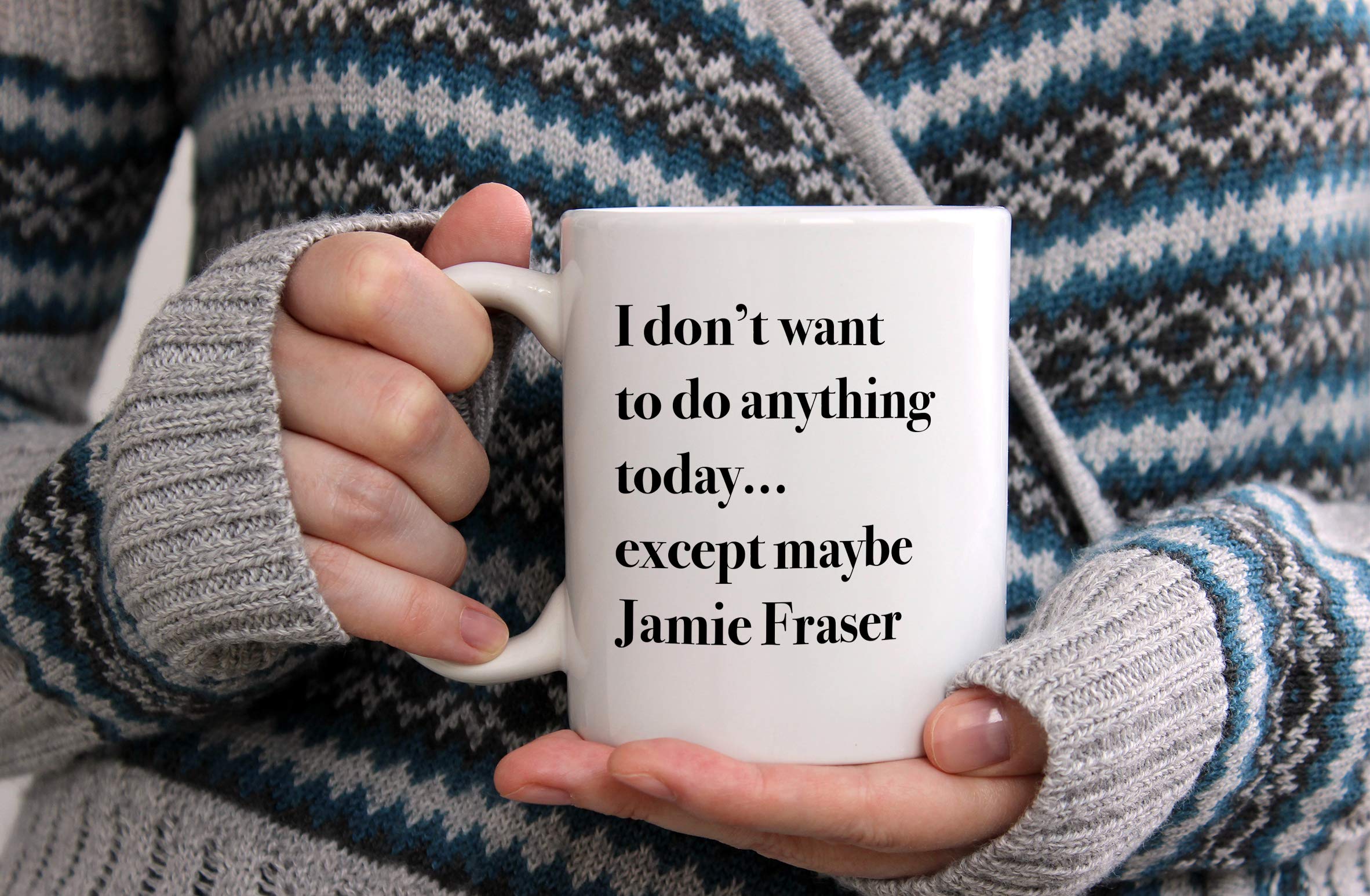 Little Moon Jamie Fraser Mug, Funny Ceramic Outlander Coffee Cup, JAMMF