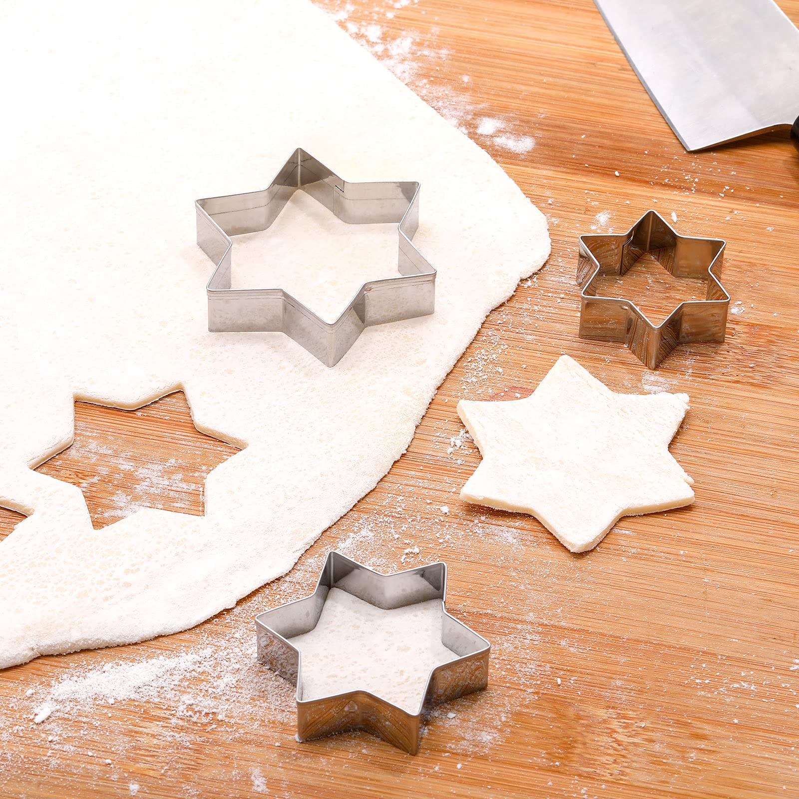 108 Pcs Metal Cookie Cutters Set Stainless Steel Biscuit Cutter Molds Include Heart Star Round Flower Vehicle Sea Creatures Alph
