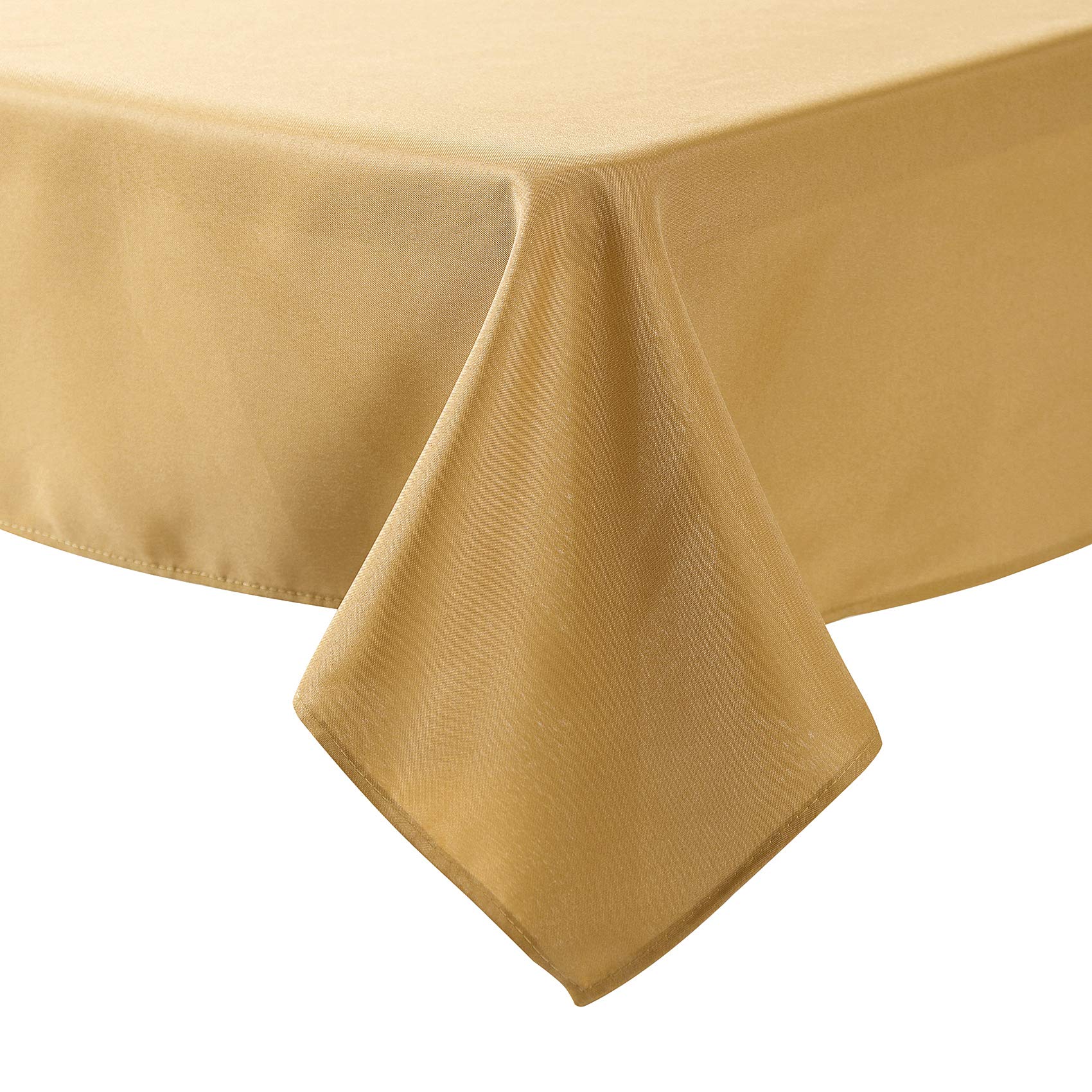 Cupuamon Square Tablecloth 52X52 Inch Washable Polyester Fabric Table Cloth For Wedding Party Dining Banquet Decoration(52X52,Go