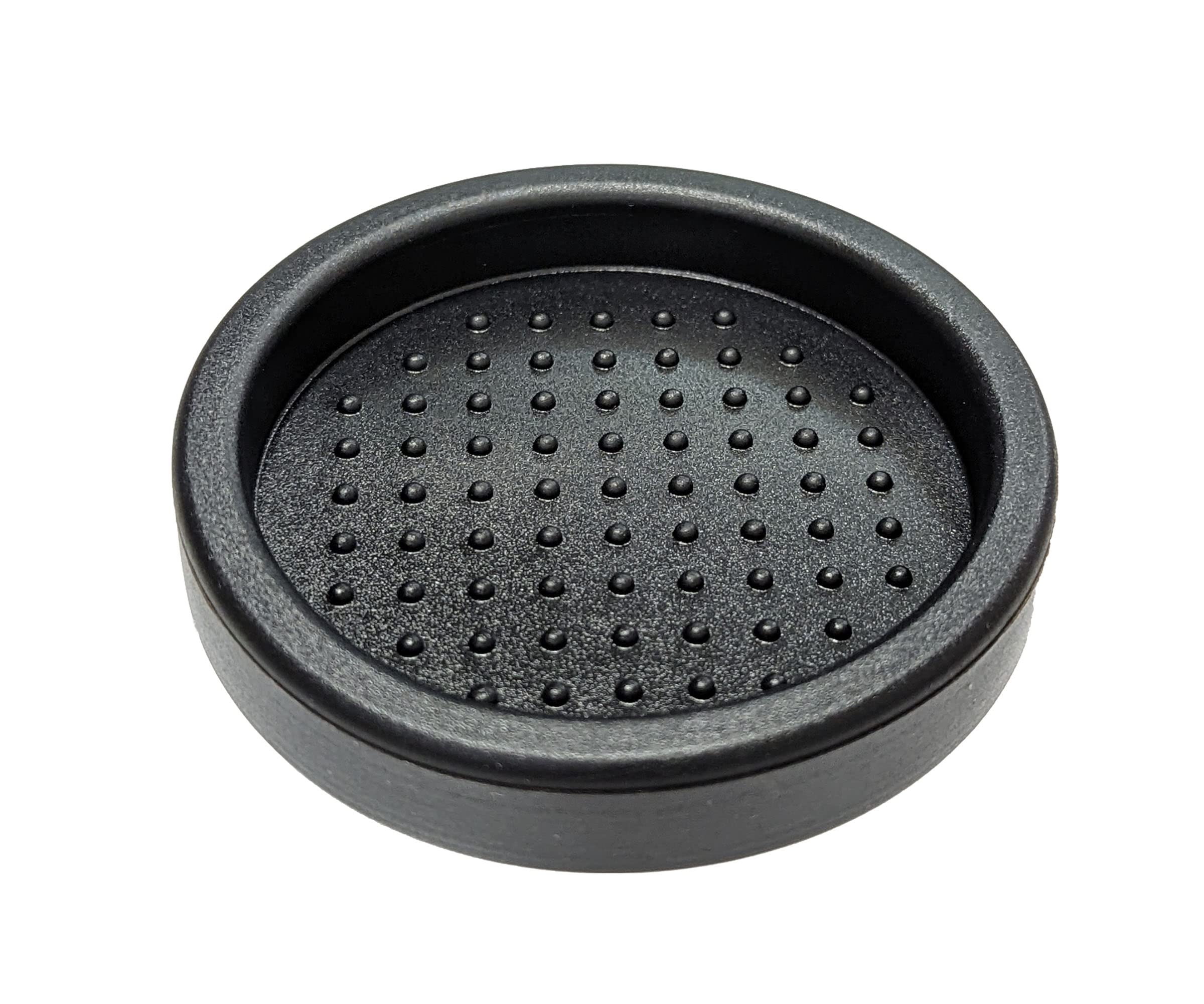 Miicoffee Espresso Tamper Seat, Black Rubber Tamping Stand, Barista Basic Tamper Mat