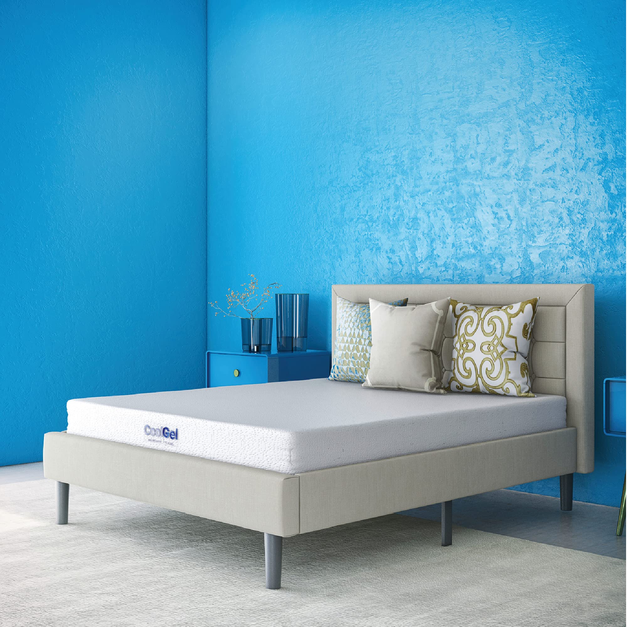Classic Brands Cool Gel Gel Memory Foam 6-Inch Mattress | CertiPUR-US Certified | Bed-in-a-Box  Twin XL