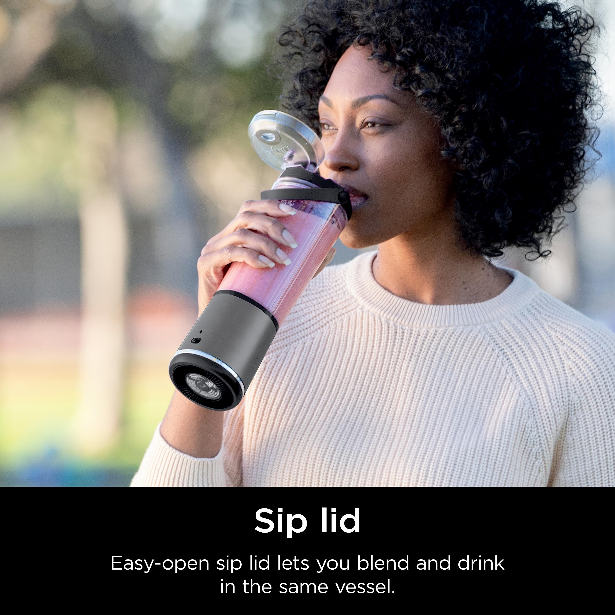 Ninja Bc151Bk Blast Portable Blender, Cordless, 18Oz. Vessel, Personal Blender-For Shakes & Smoothies, Bpa Free, Leakproof-Lid &