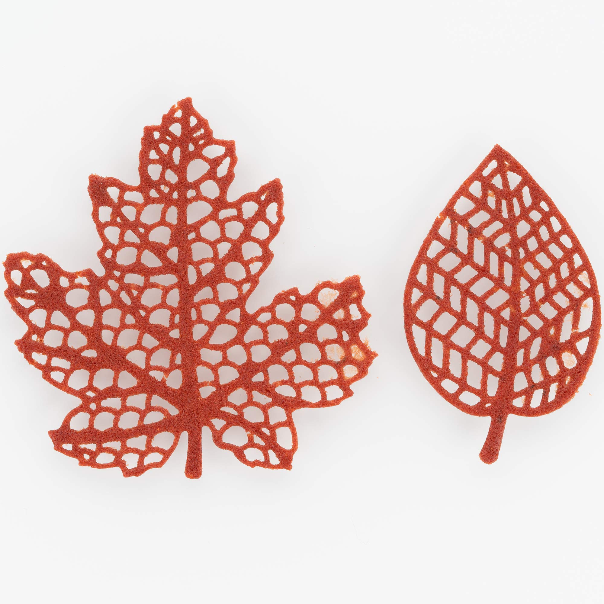 Silikomart Bosco Silicone Mold with 9 Maple-Leaf Imprints and 12 Oval-Leaf Imprints