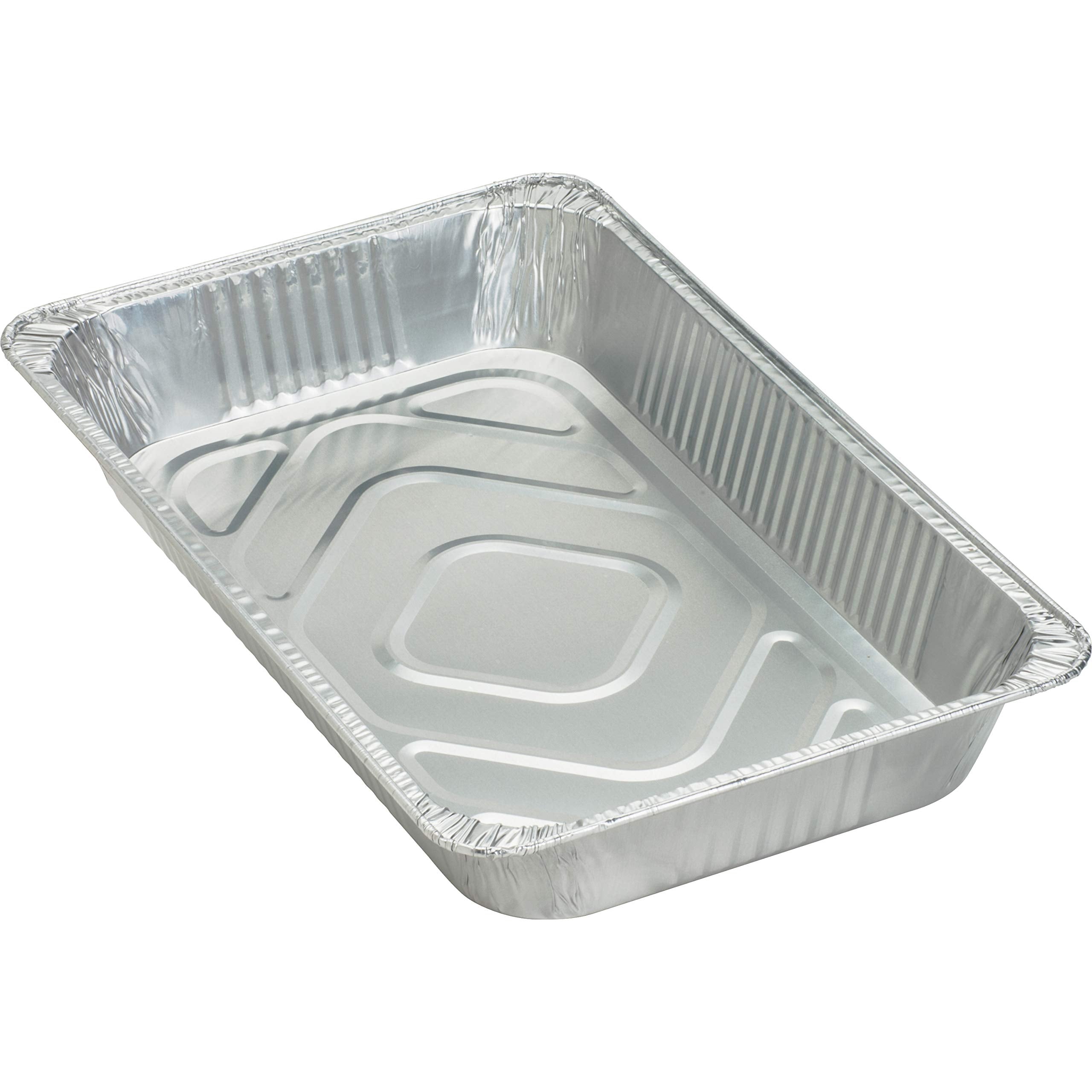 Genuine Joe 10703 Disposable Aluminum Pan, Full-Size, 280 Oz., Cap, 50/Ct, Sr