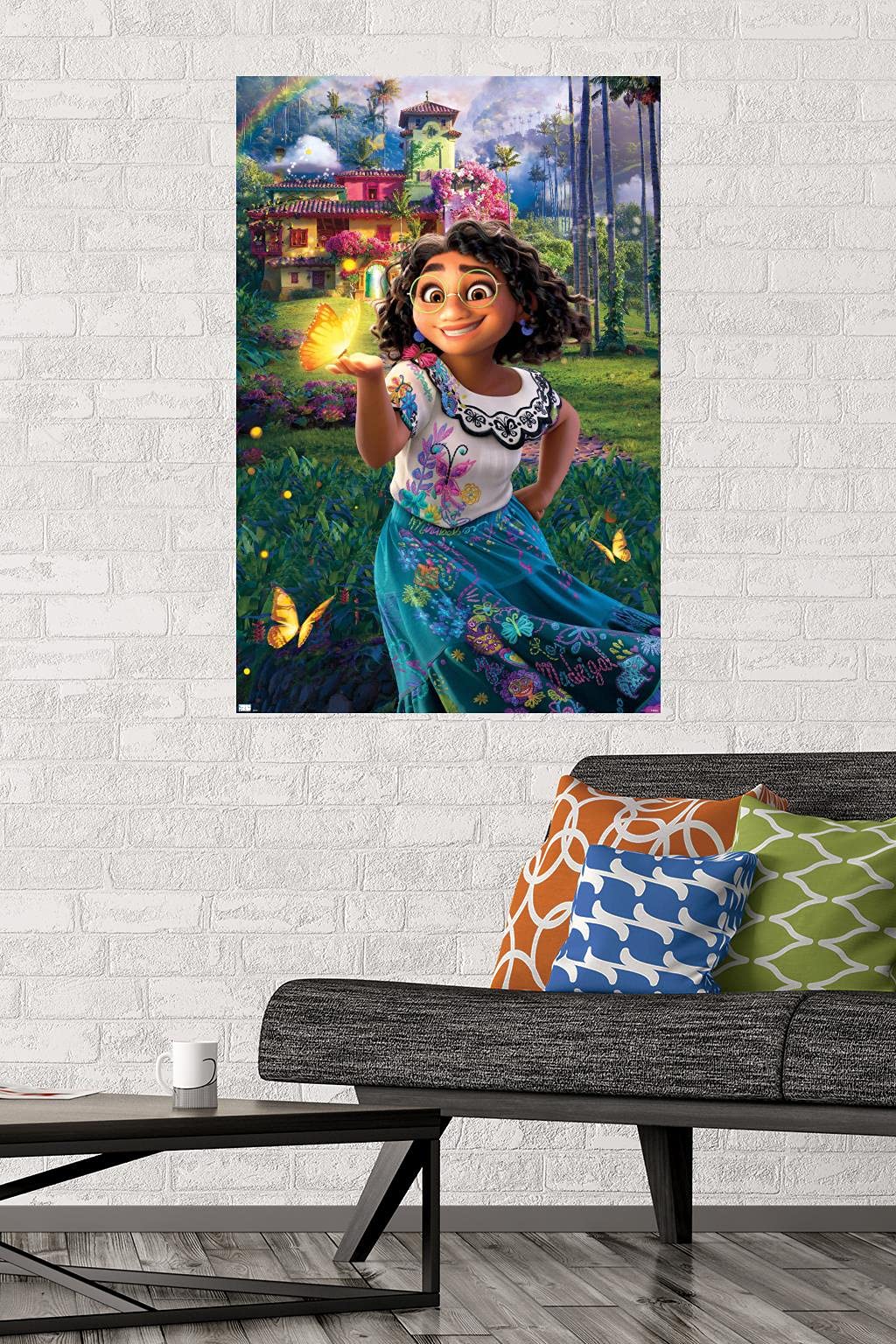 Trends International Disney Encanto - One Sheet Wall Poster, 22.37'' X 34.00'', Poster & Mount Bundle