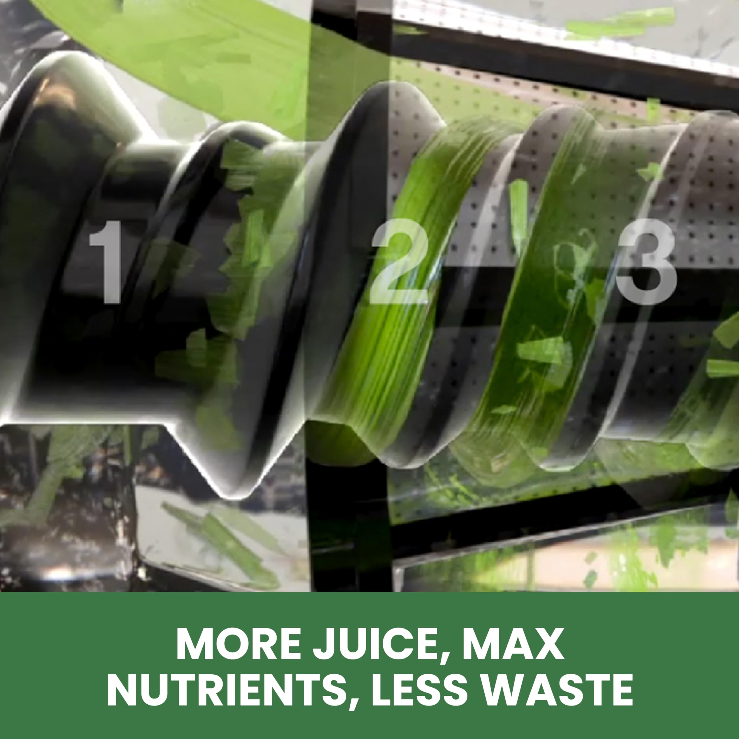 Omega J8006HDS Cold Press Juicer Machine Vegetable and Fruit Juice Extractor and Nutrition System  Triple-Stage Slow Masticating Juicing Technology  200 W  Silver