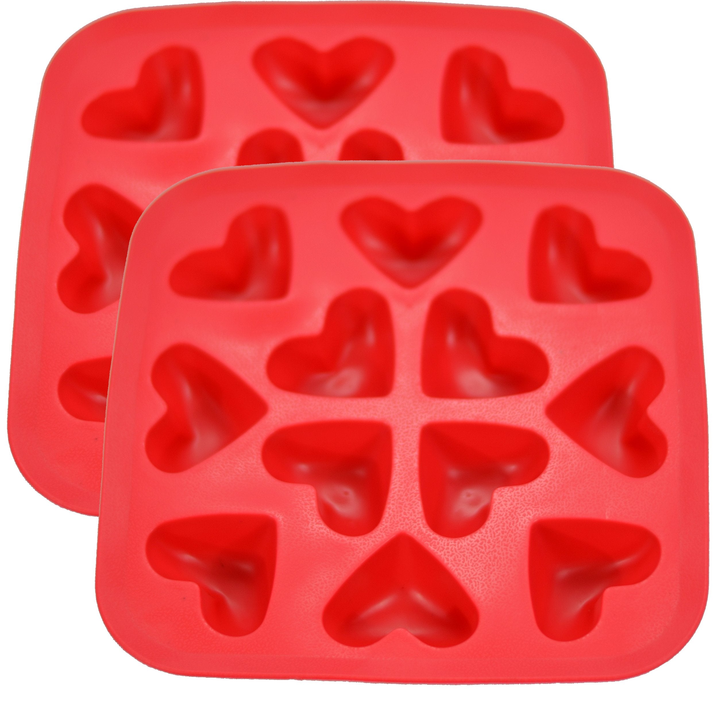 Fairly Odd Novelties Heart Shaped Tray Fun Whimsical Novelty Ice Cube Molds - Perfect For Valentines Day Or Weddings, One Size,