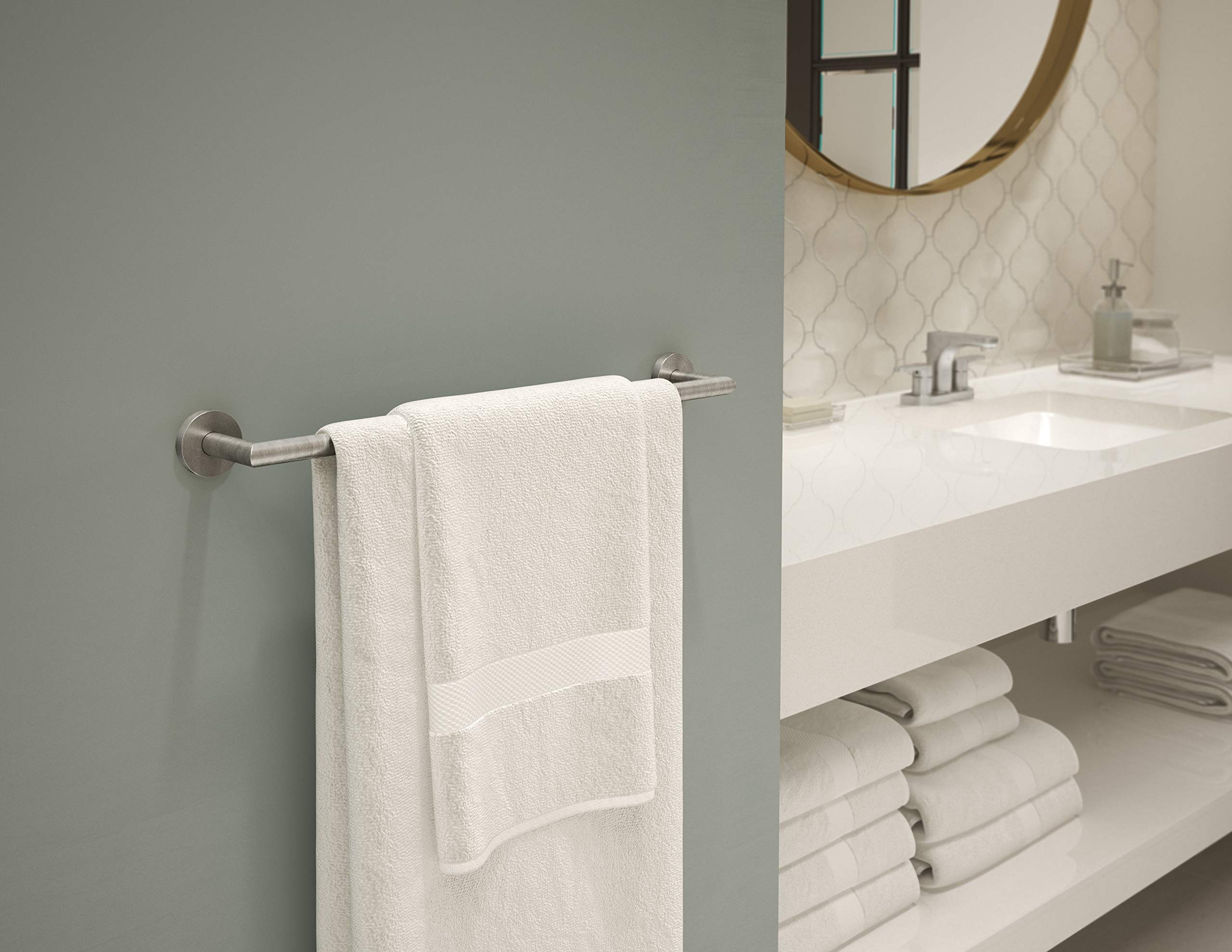 Symmons 673Tb-Stn-18 Identity 18 In. Wall-Mounted Towel Bar In Satin Nickel