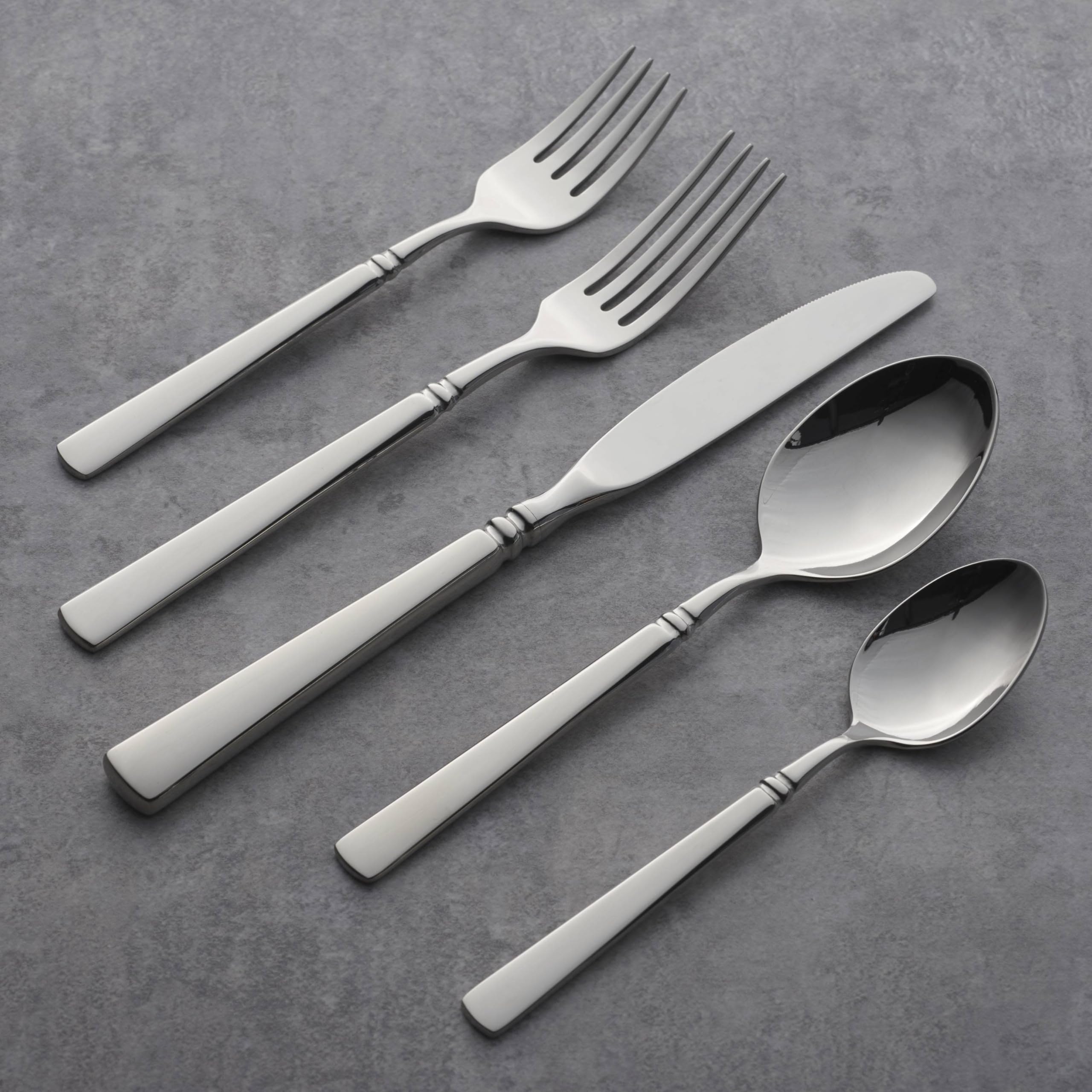 Oneida 2267004C Easton Fine Flatware Dinner Spoons, Set Of 4, 7.3'' L X 1.71'' W